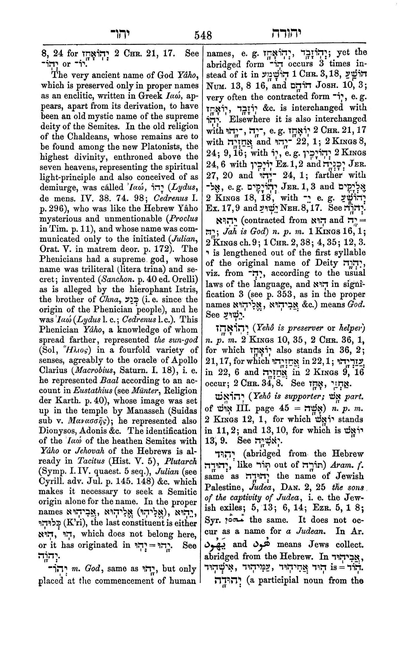Fürst Lexicon Page 588