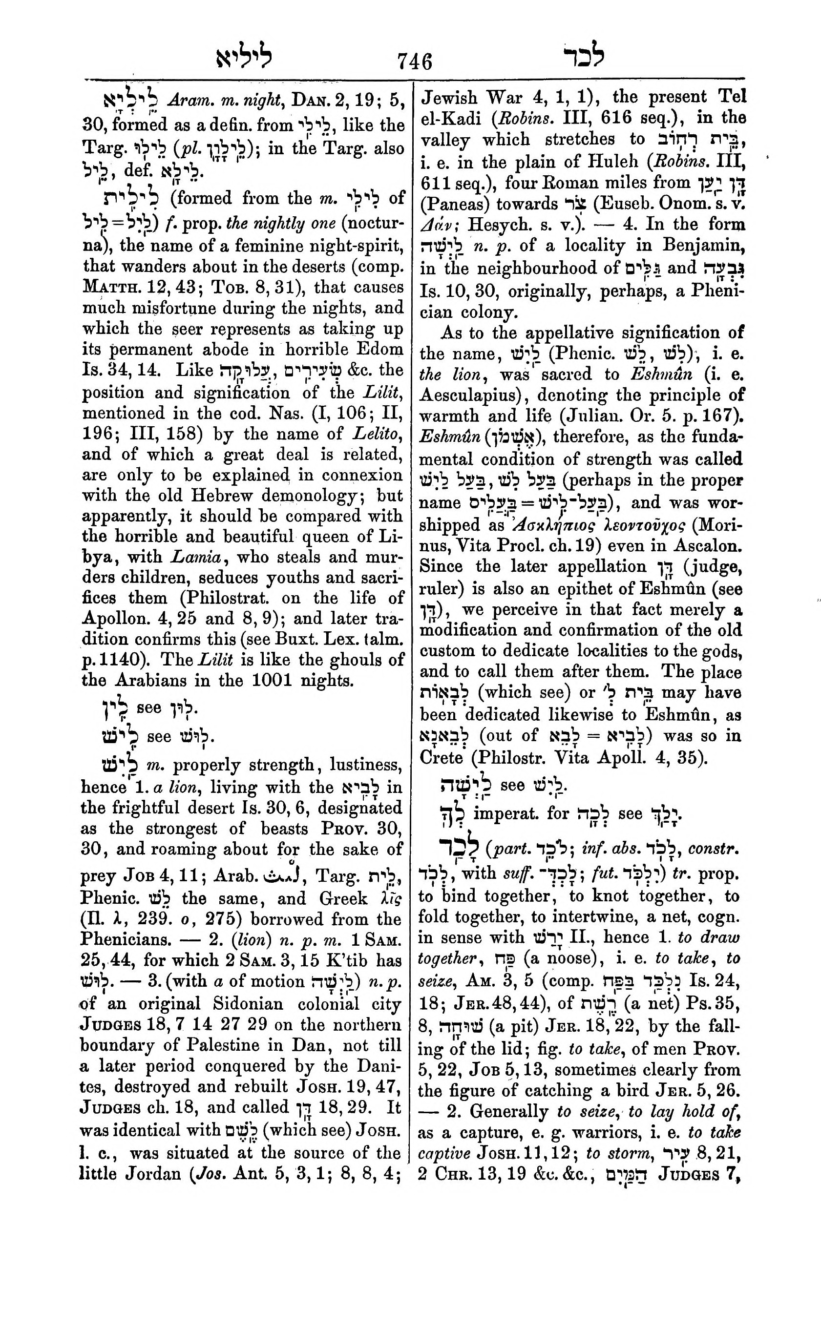 Fürst Lexicon Page 786