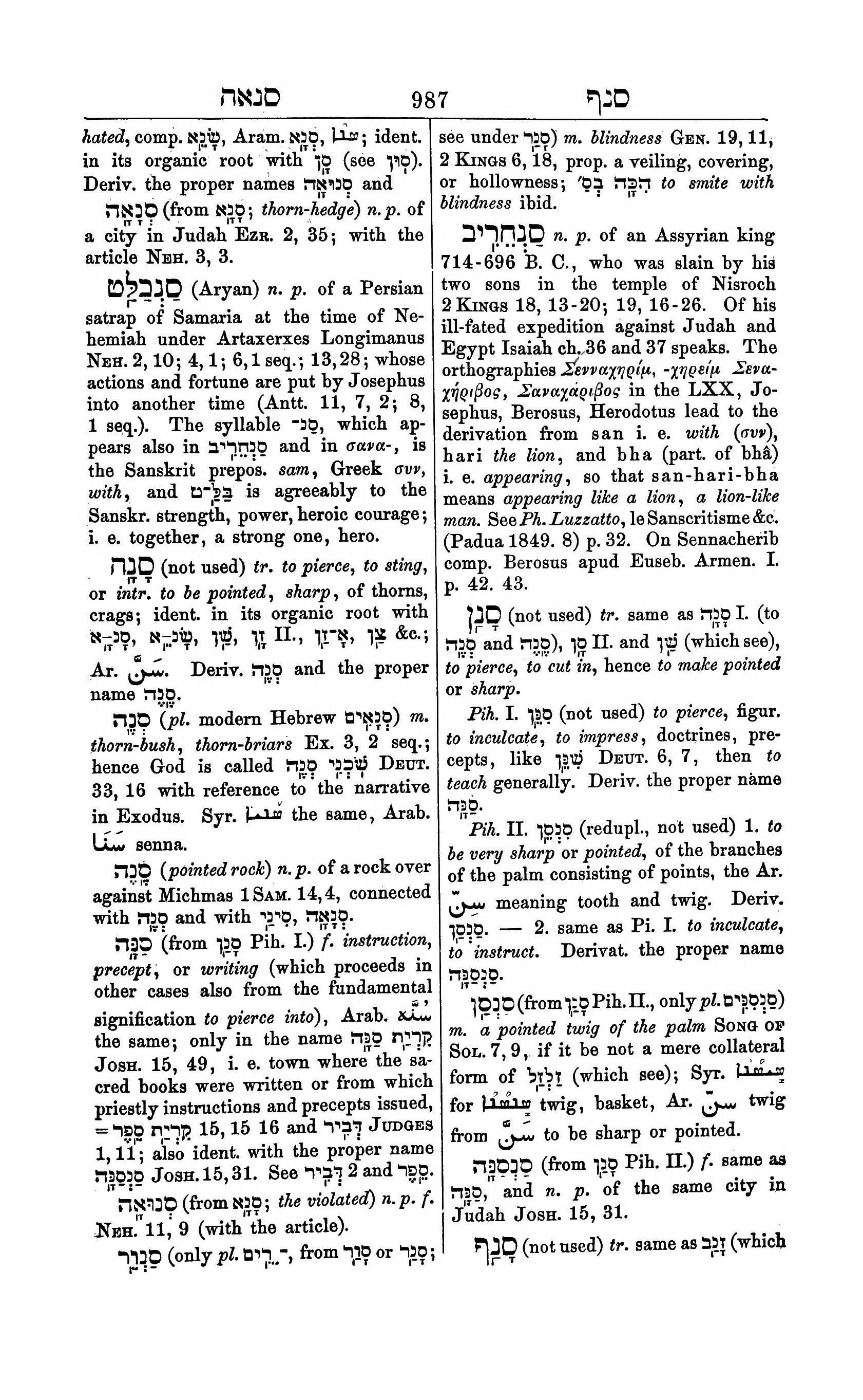 Fürst Lexicon Page 1027