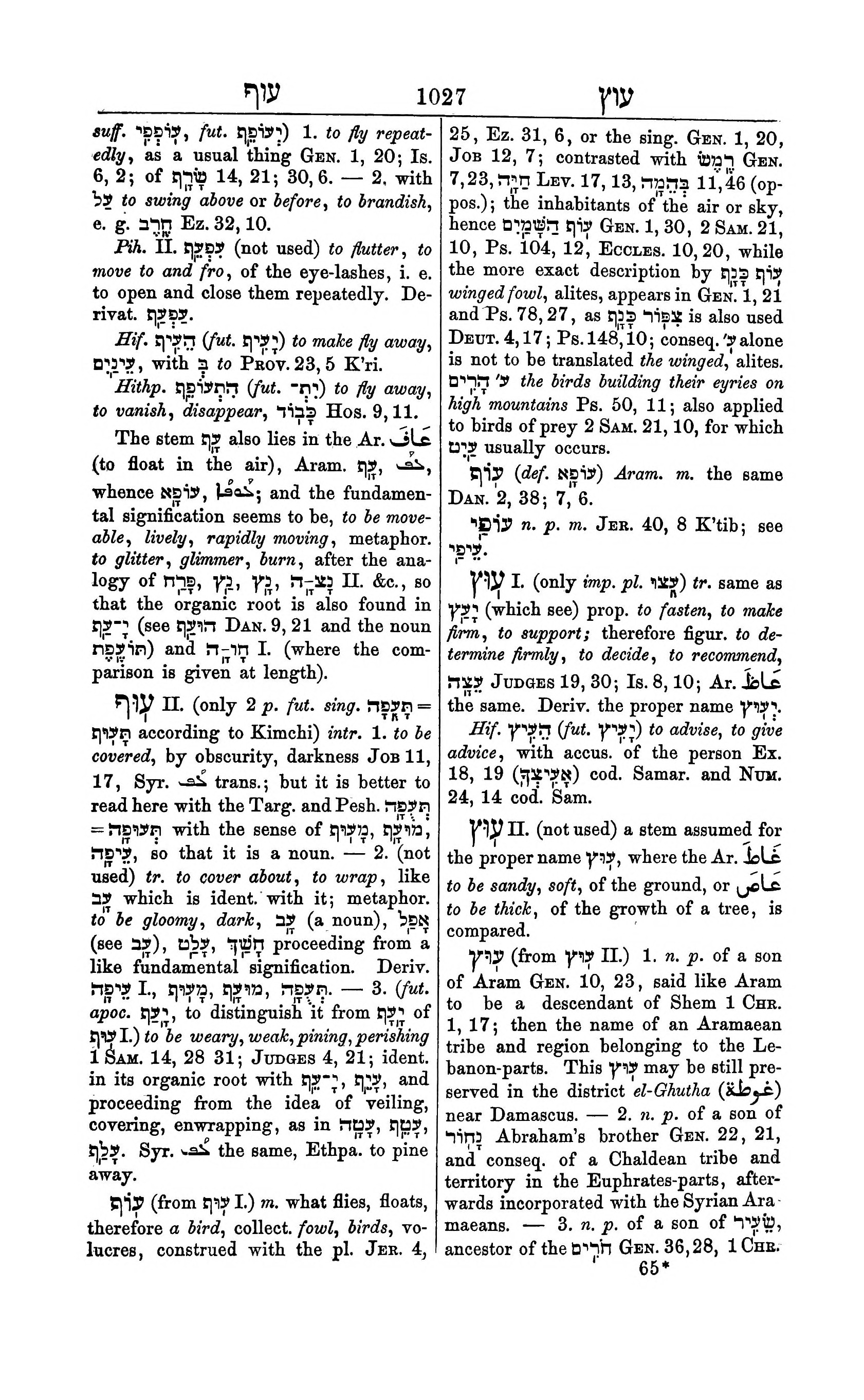 Fürst Lexicon Page 1067