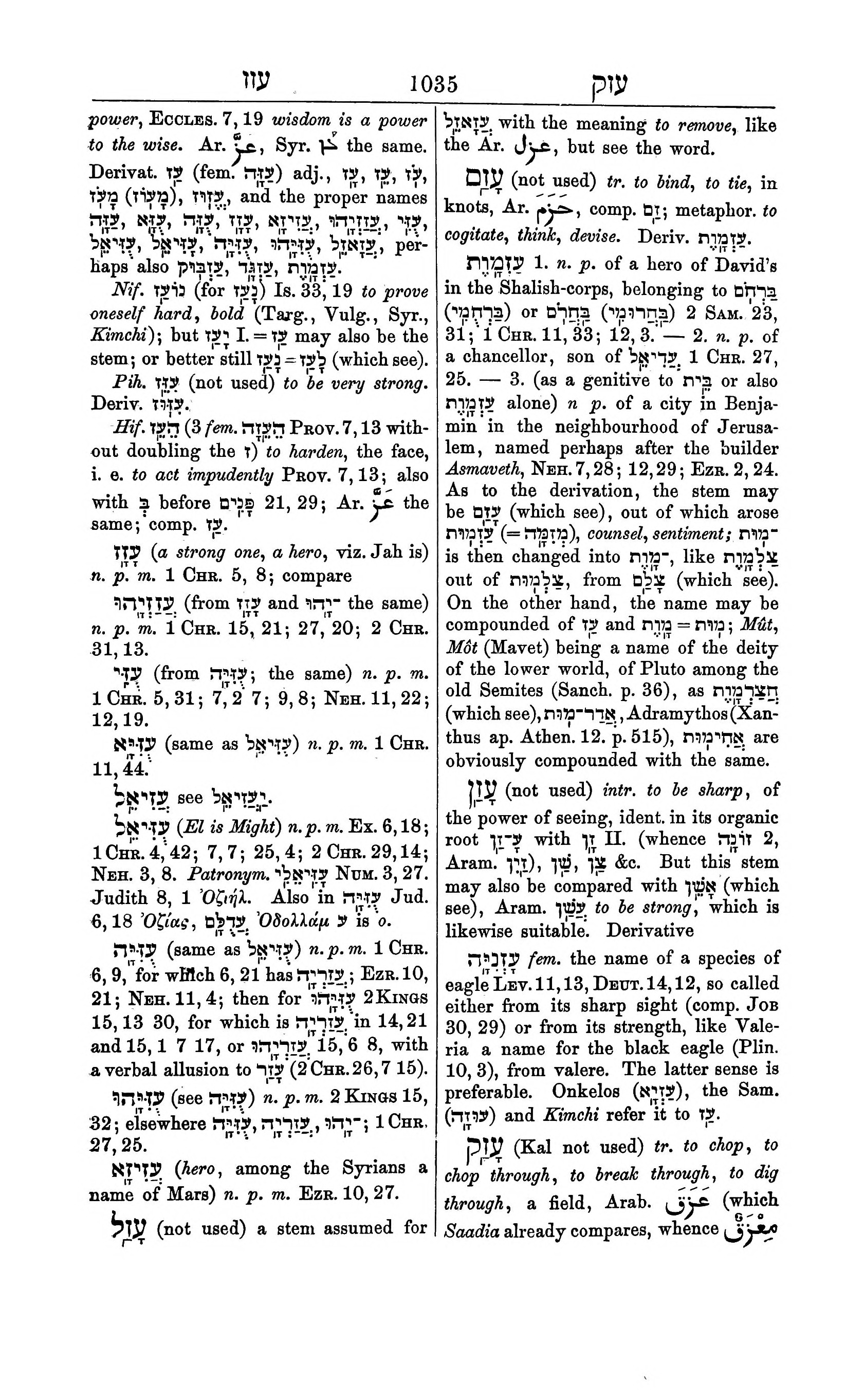 Fürst Lexicon Page 1075