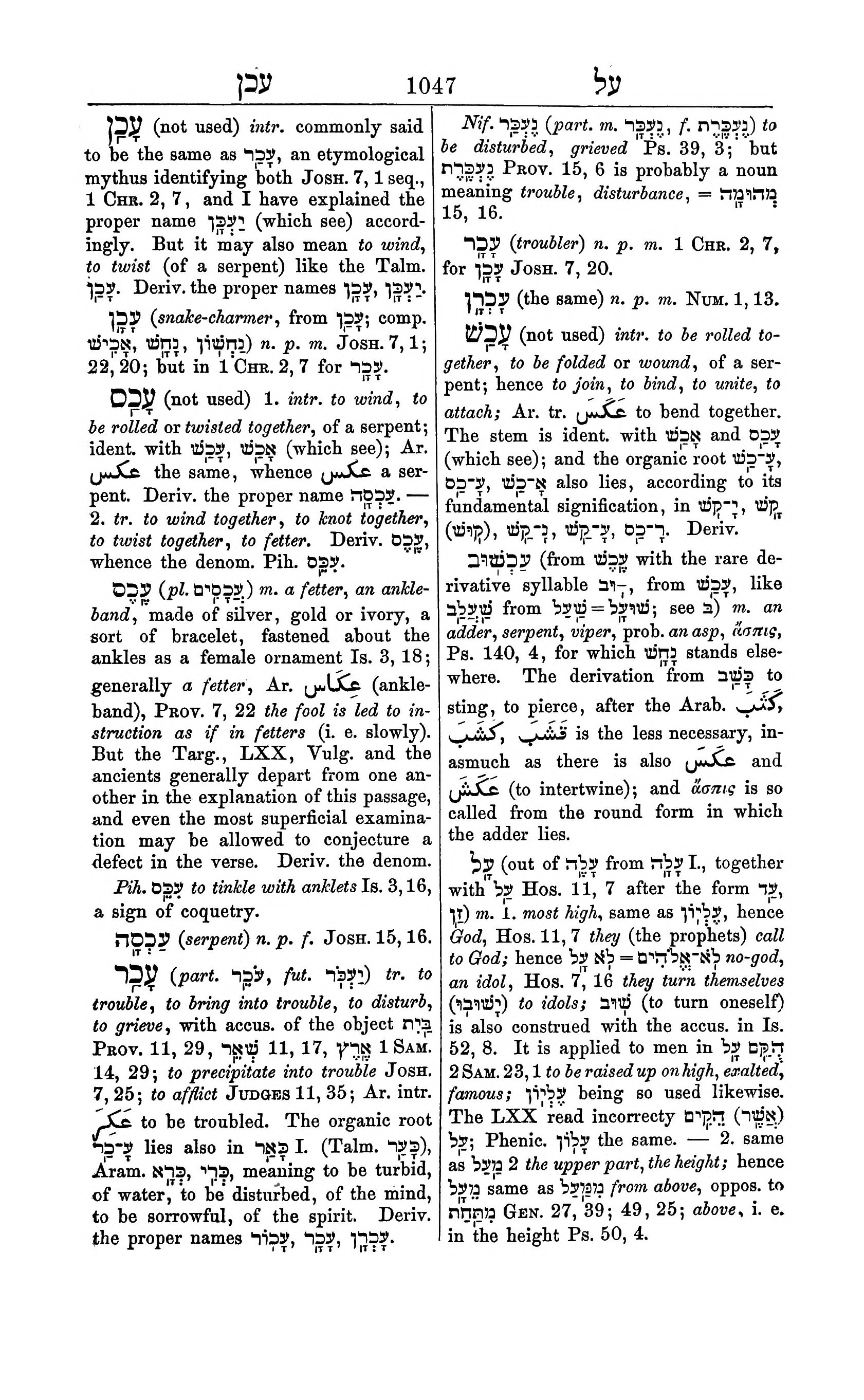 Fürst Lexicon Page 1087