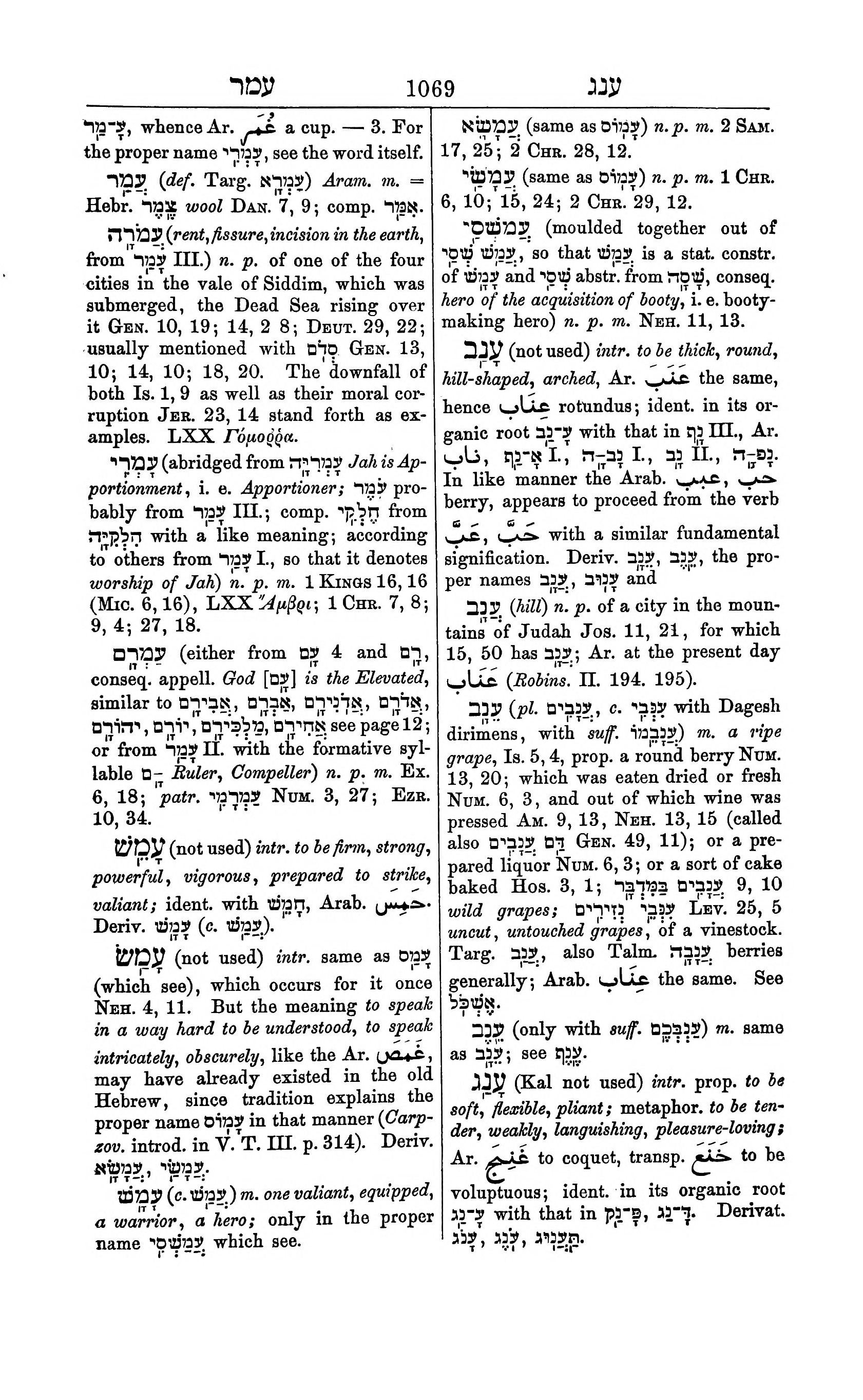 Fürst Lexicon Page 1109