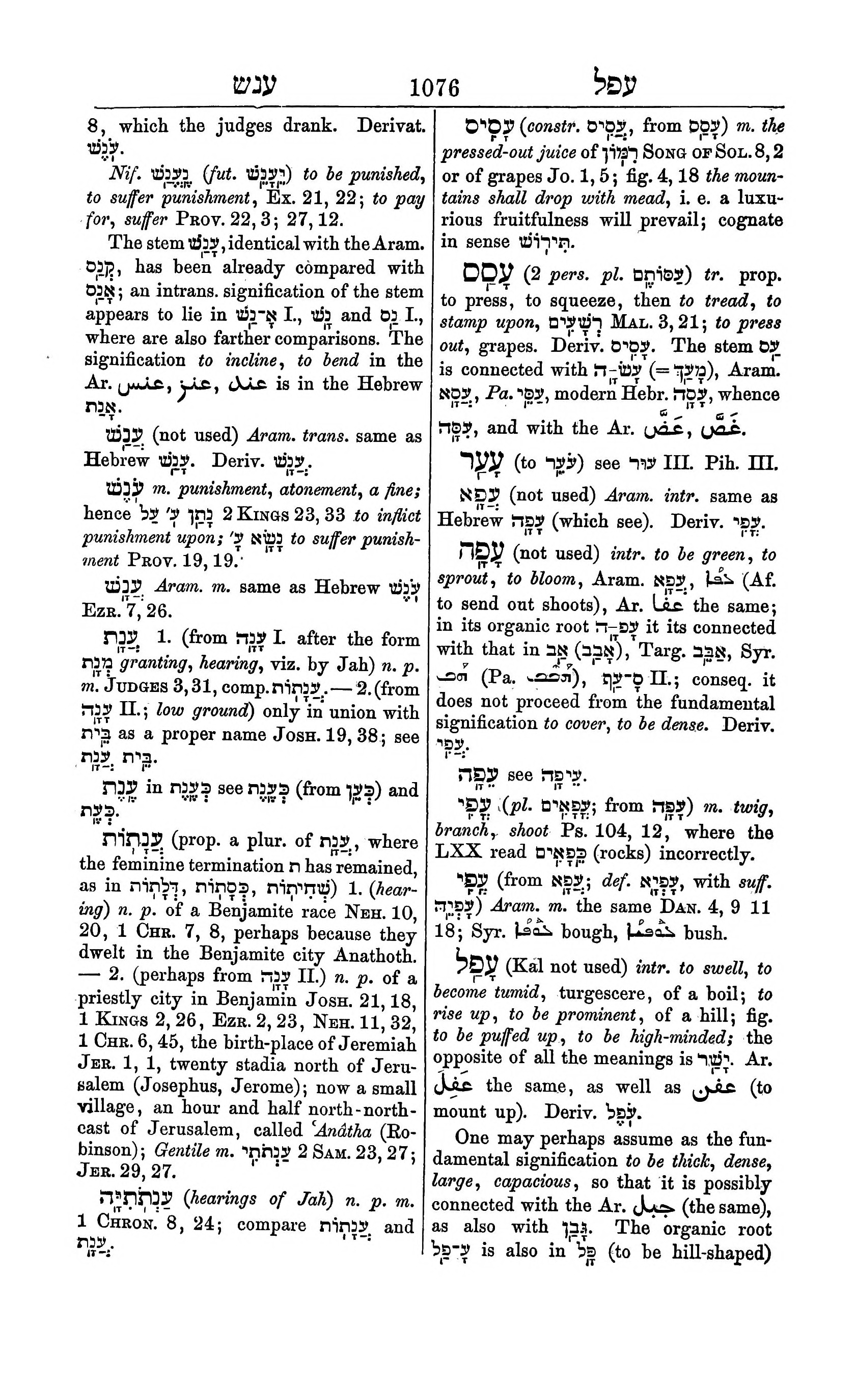 Fürst Lexicon Page 1116