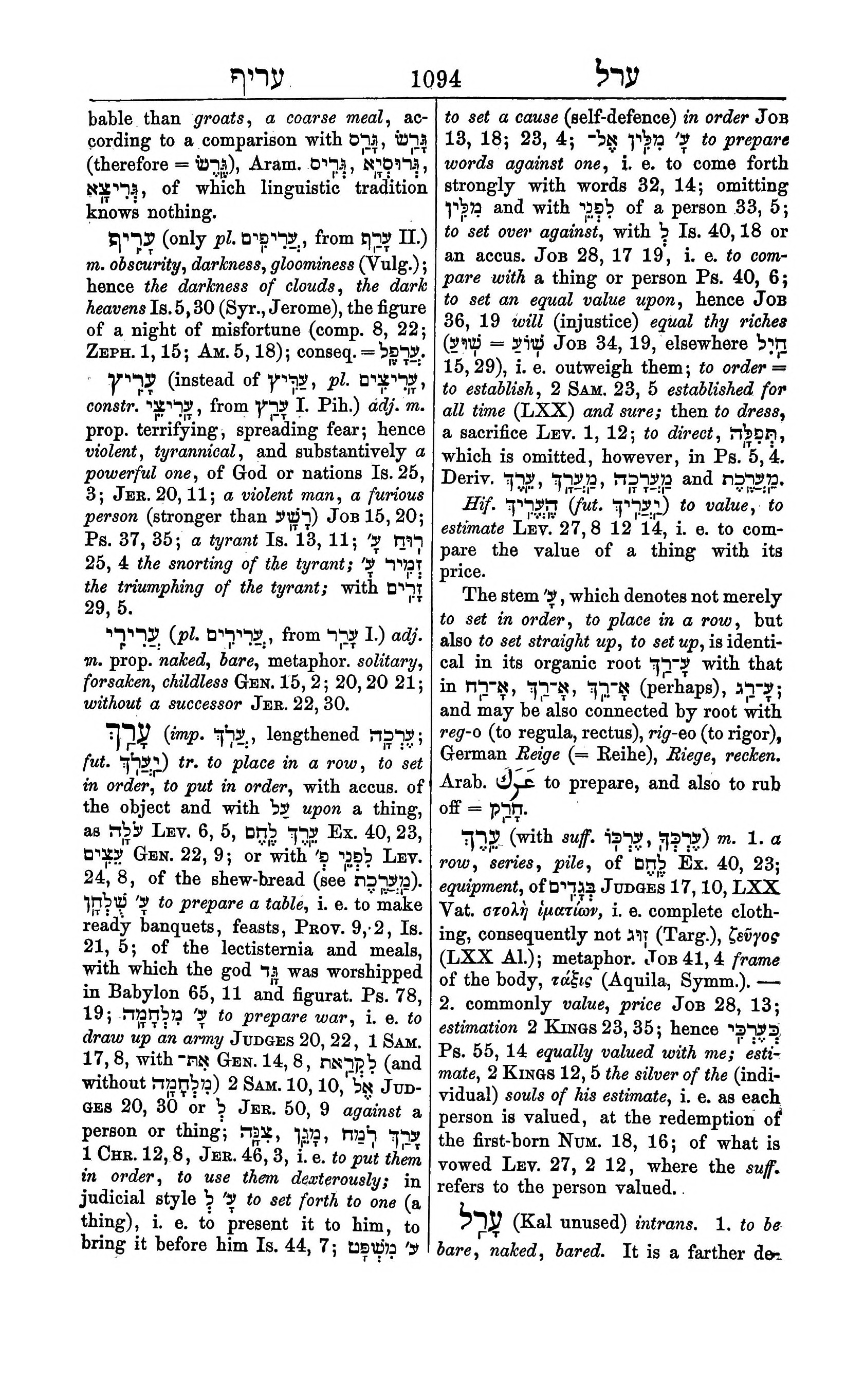 Fürst Lexicon Page 1134