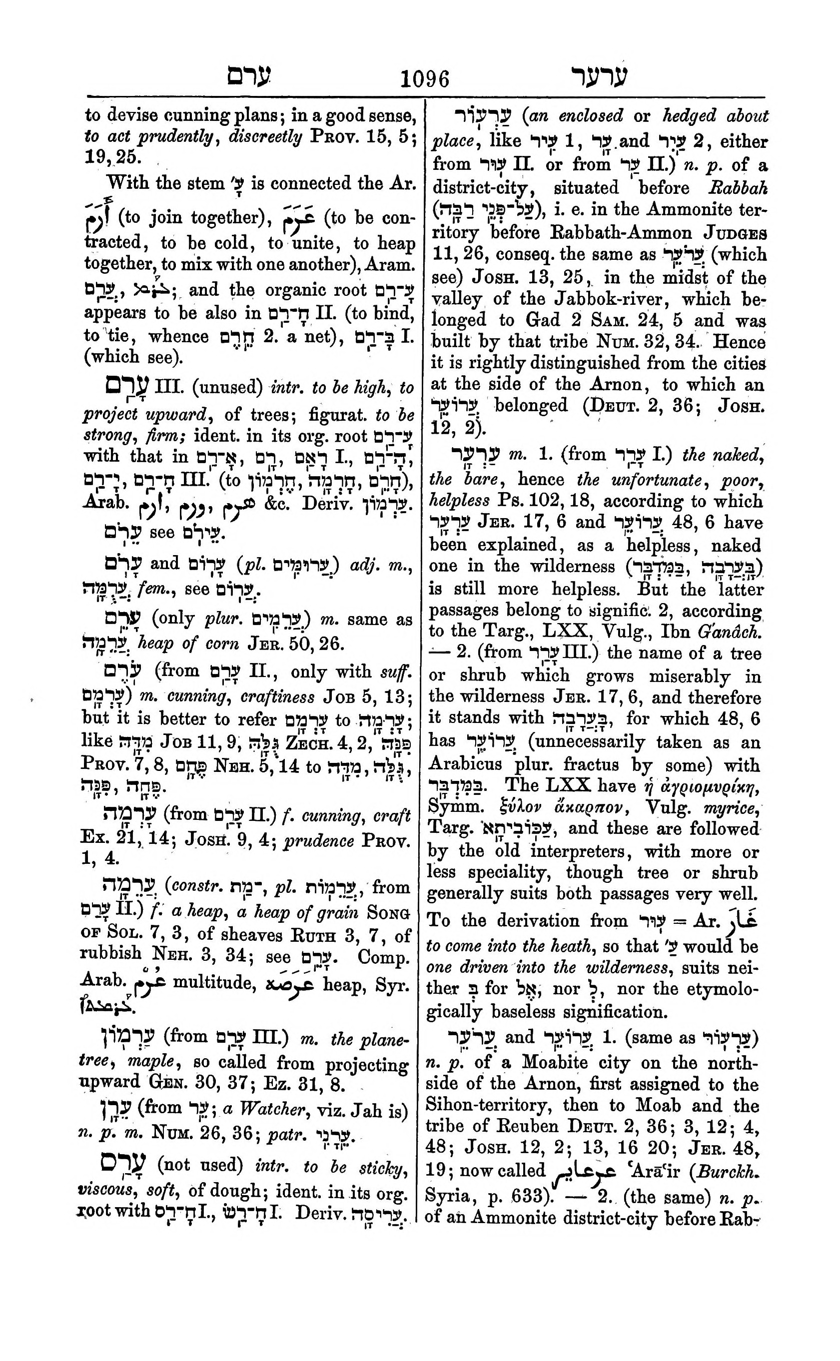 Fürst Lexicon Page 1136