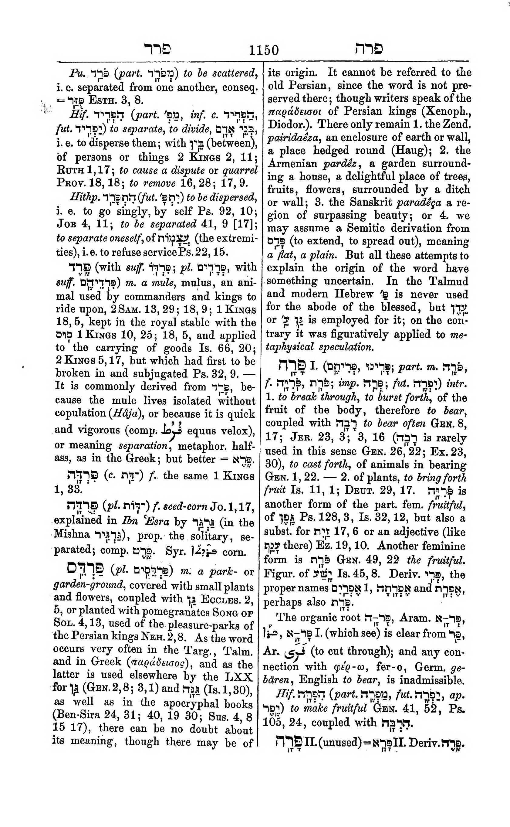 Fürst Lexicon Page 1190