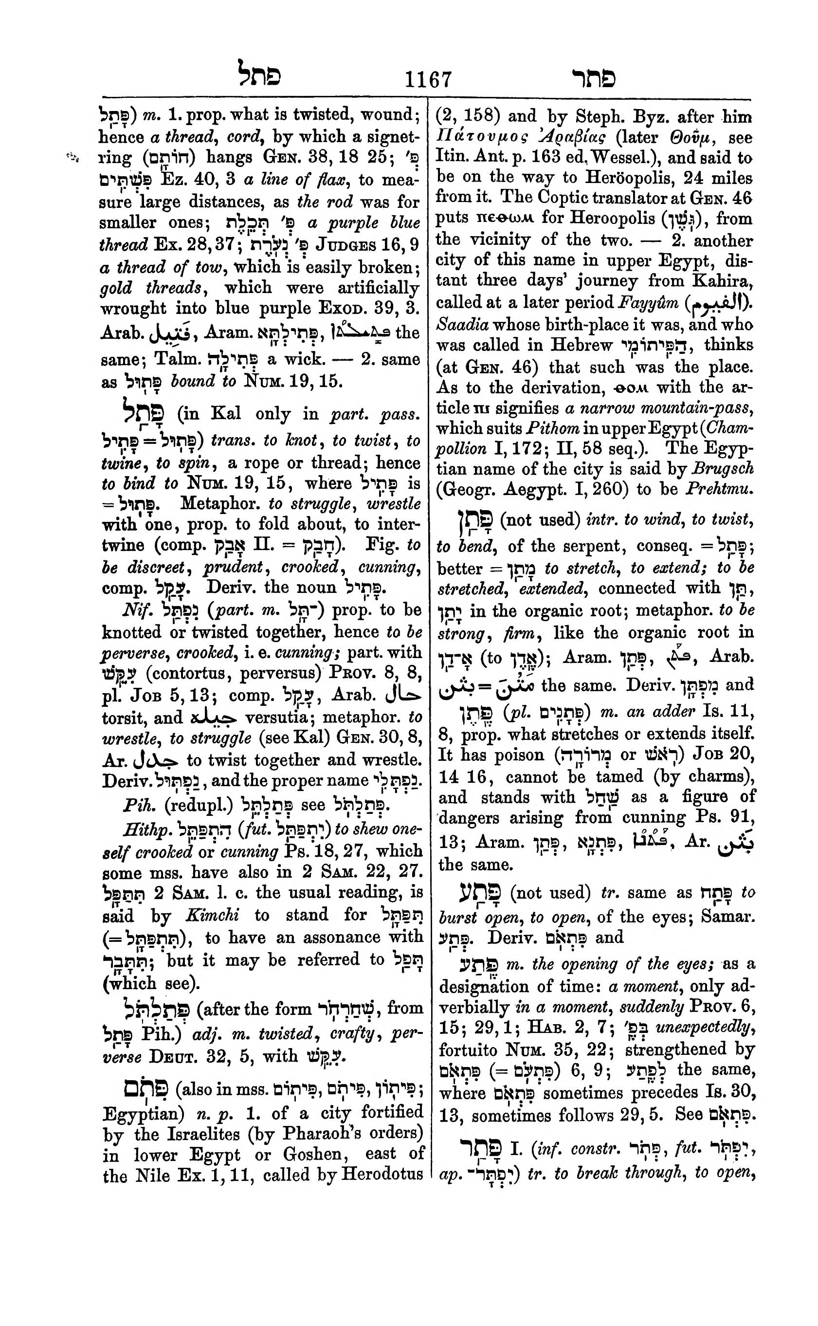 Fürst Lexicon Page 1207