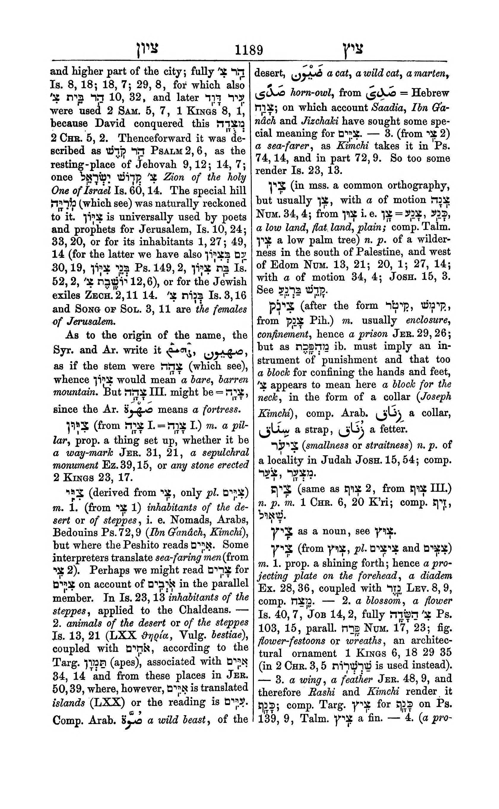 Fürst Lexicon Page 1229