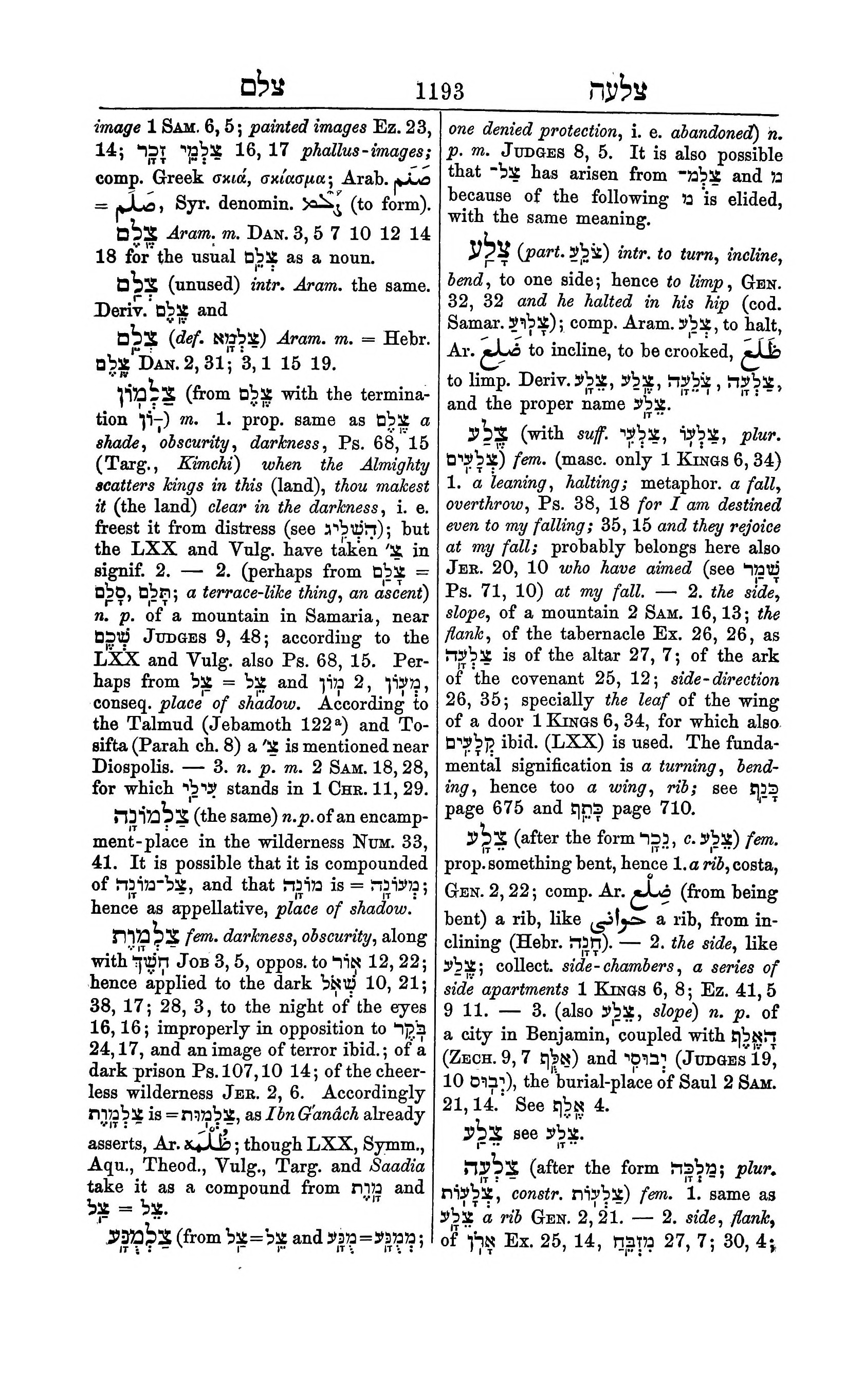 Fürst Lexicon Page 1233