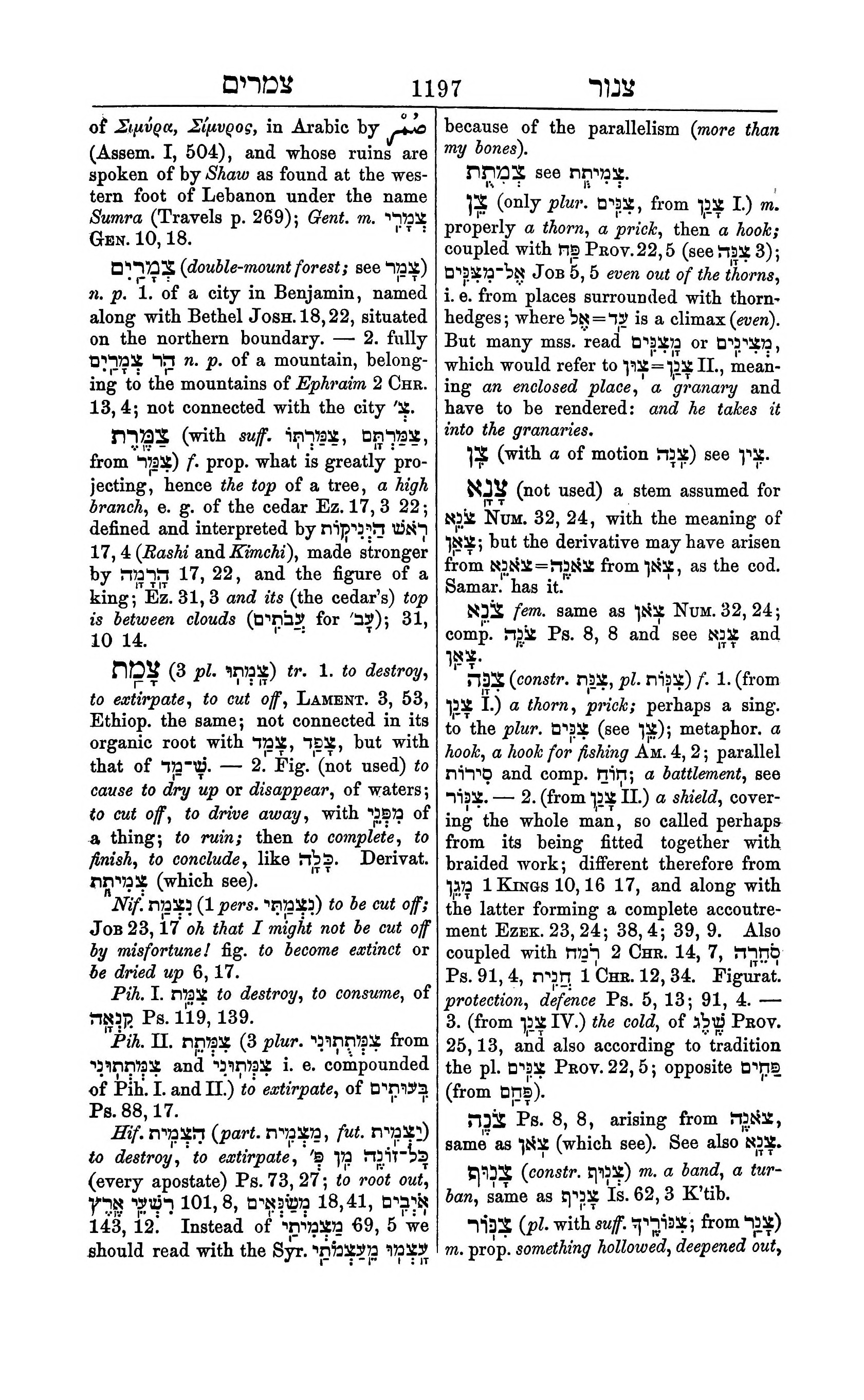 Fürst Lexicon Page 1237