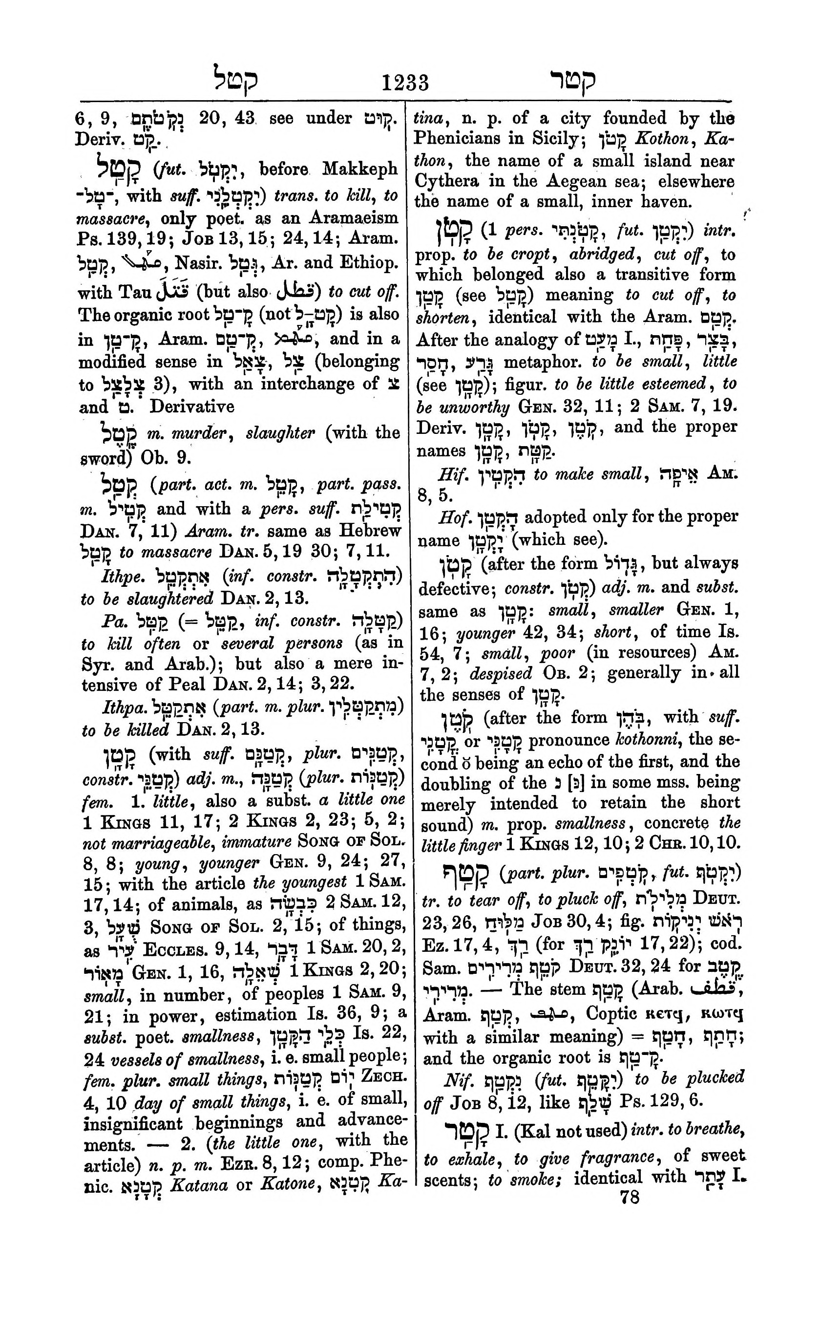 Fürst Lexicon Page 1273