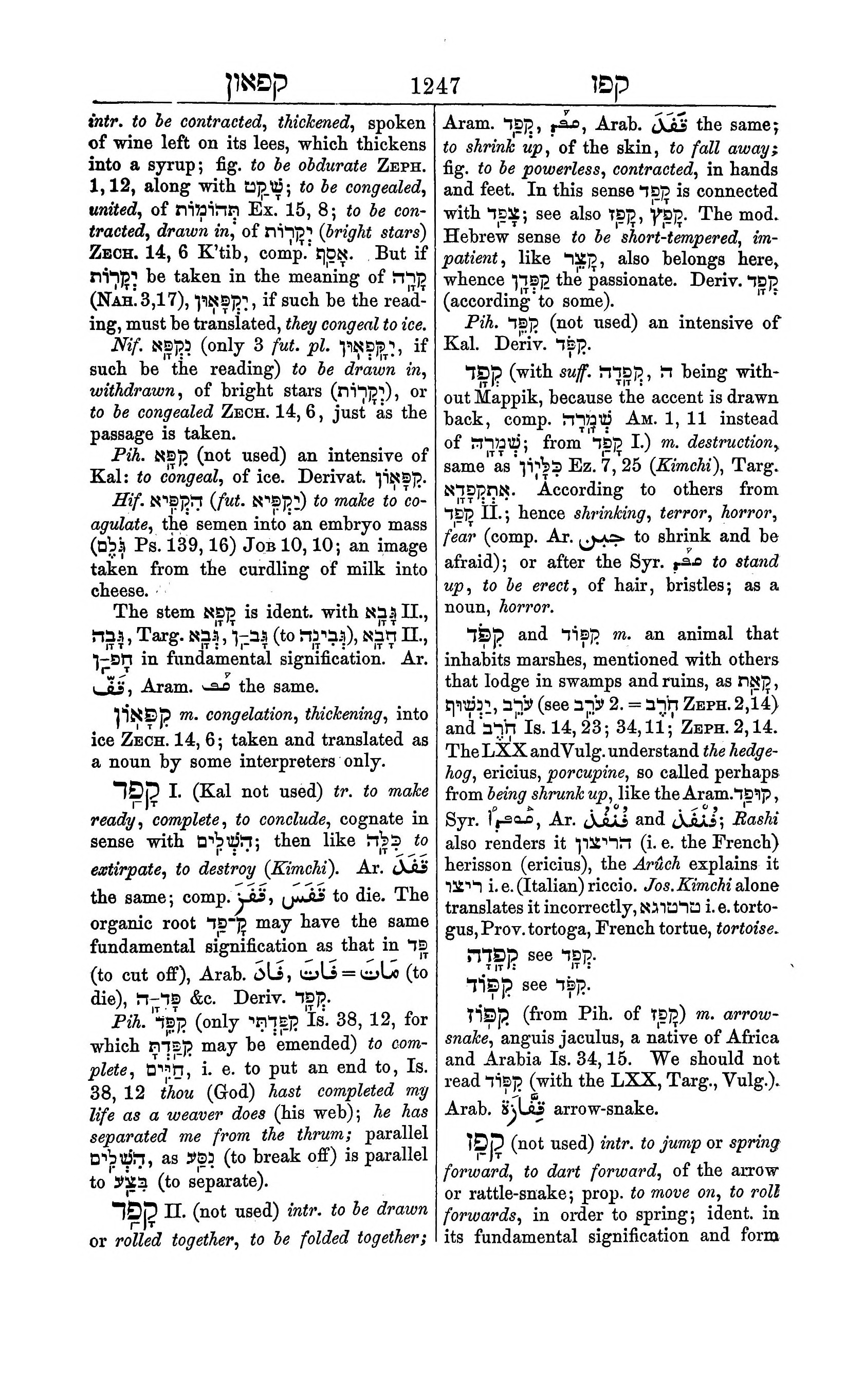 Fürst Lexicon Page 1287