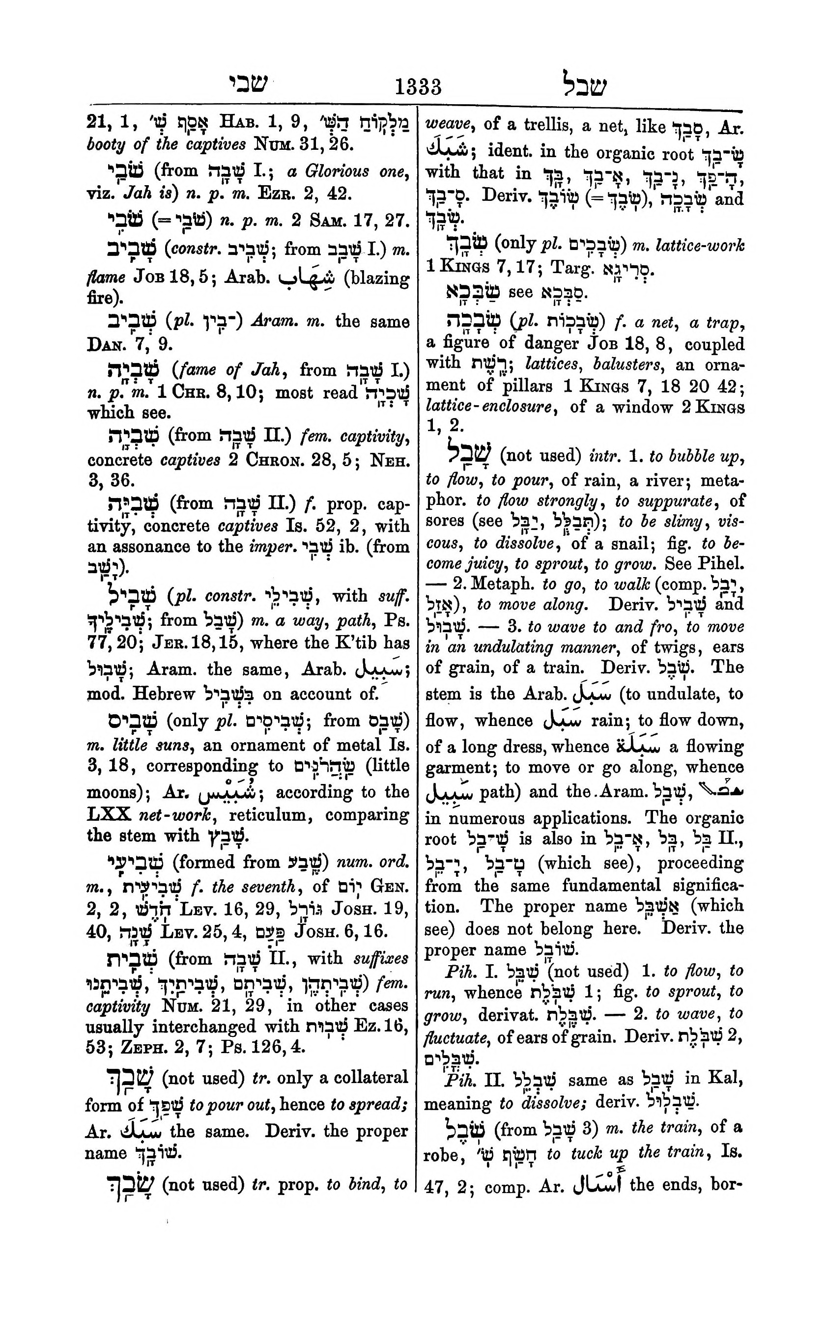 Fürst Lexicon Page 1373