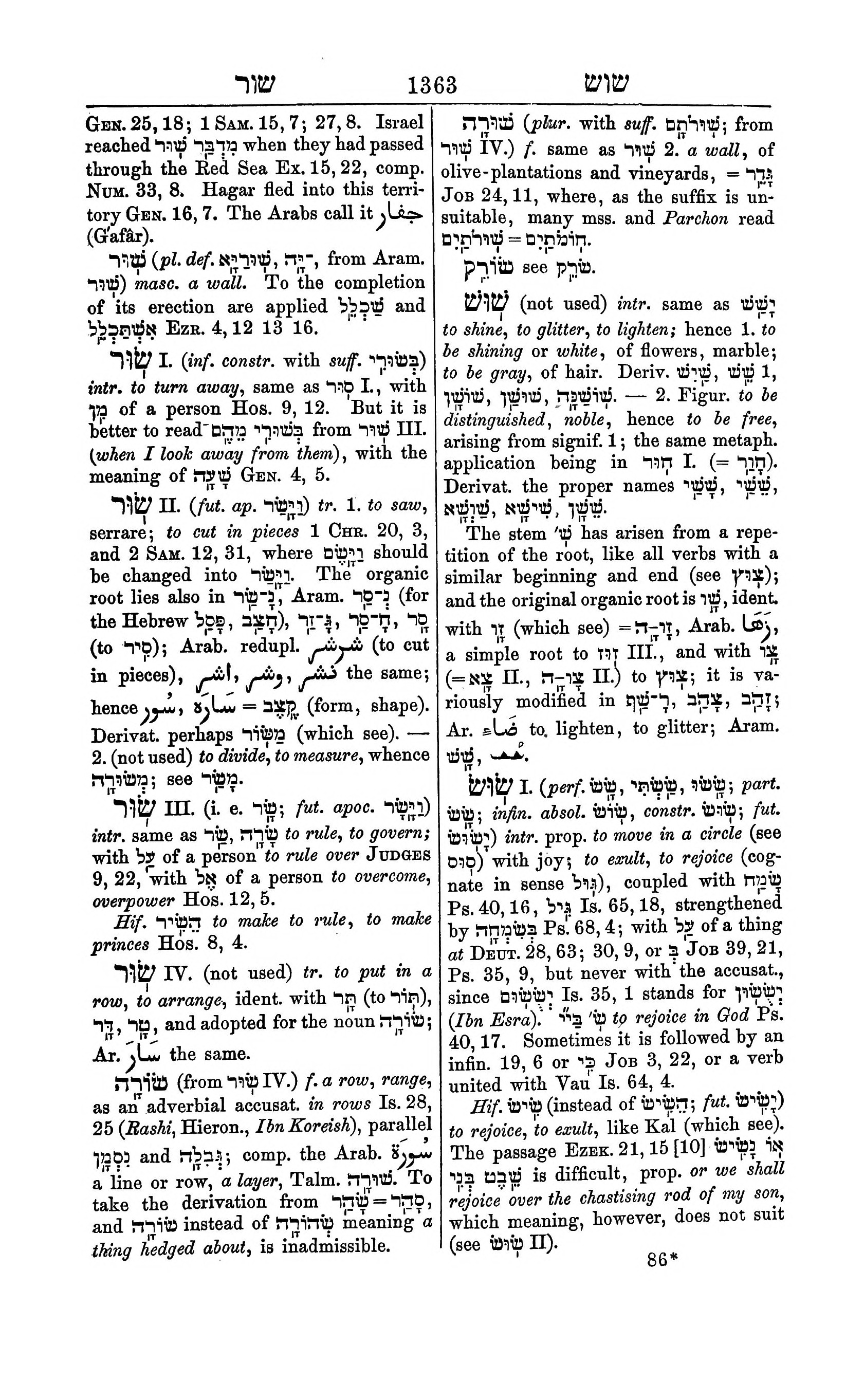 Fürst Lexicon Page 1403