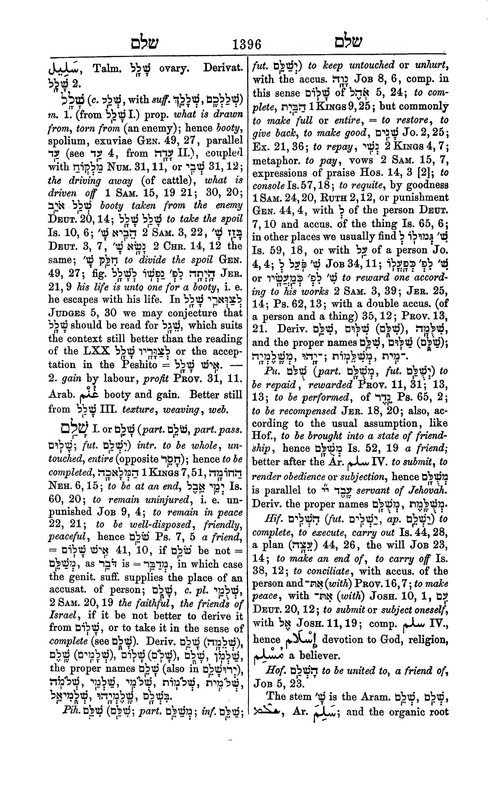 Fürst Lexicon Page 1436