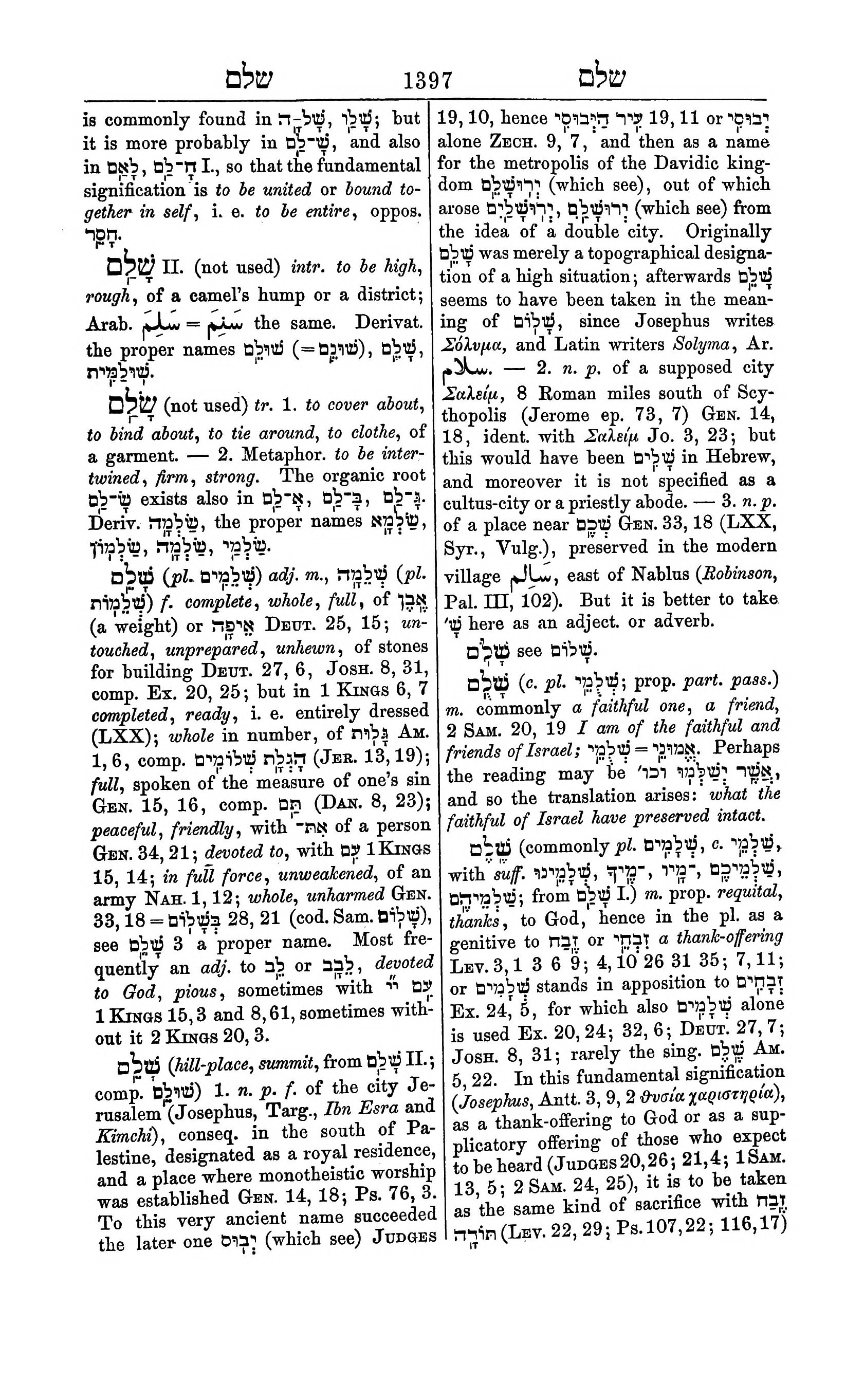 Fürst Lexicon Page 1437