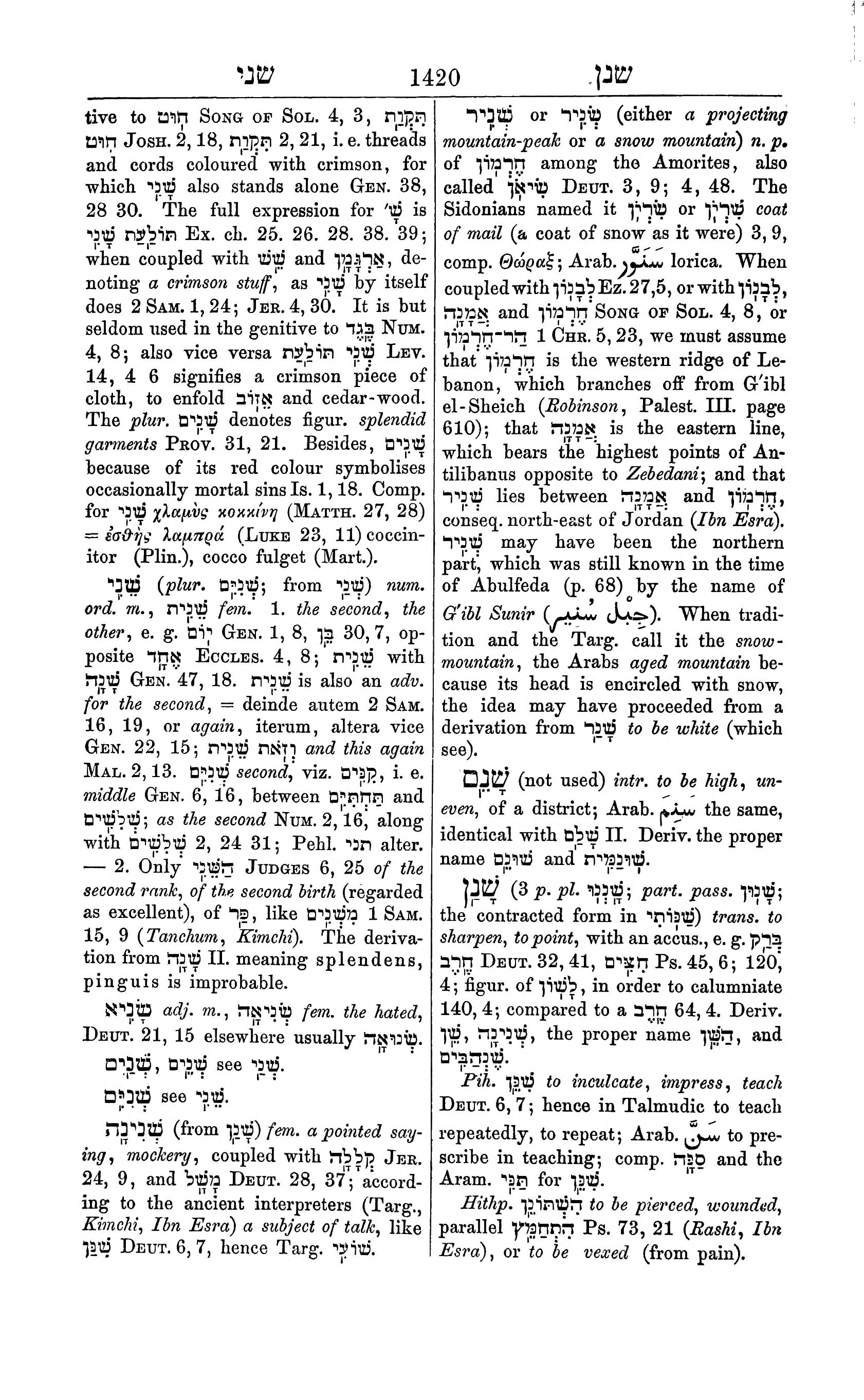 Fürst Lexicon Page 1460