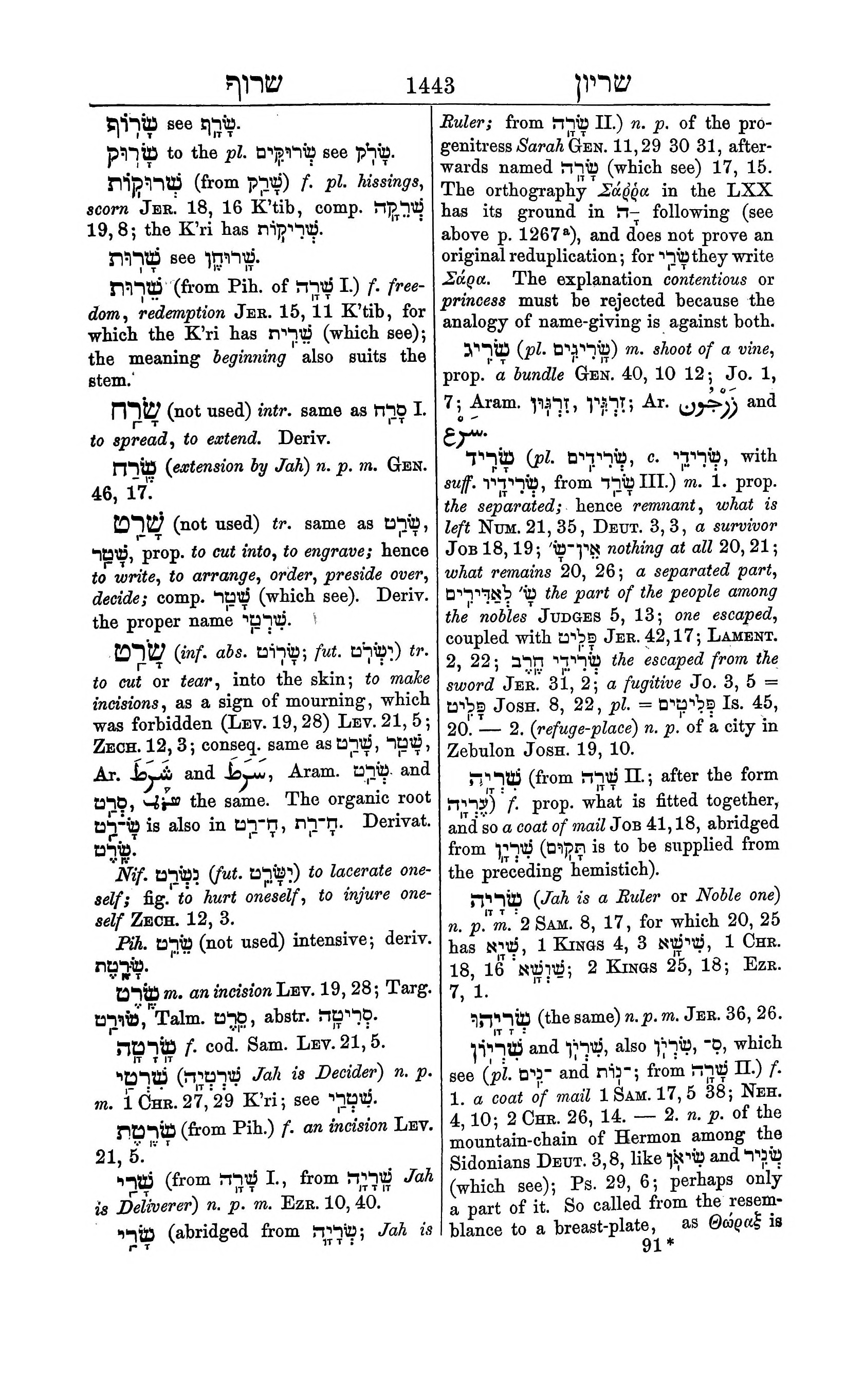Fürst Lexicon Page 1483