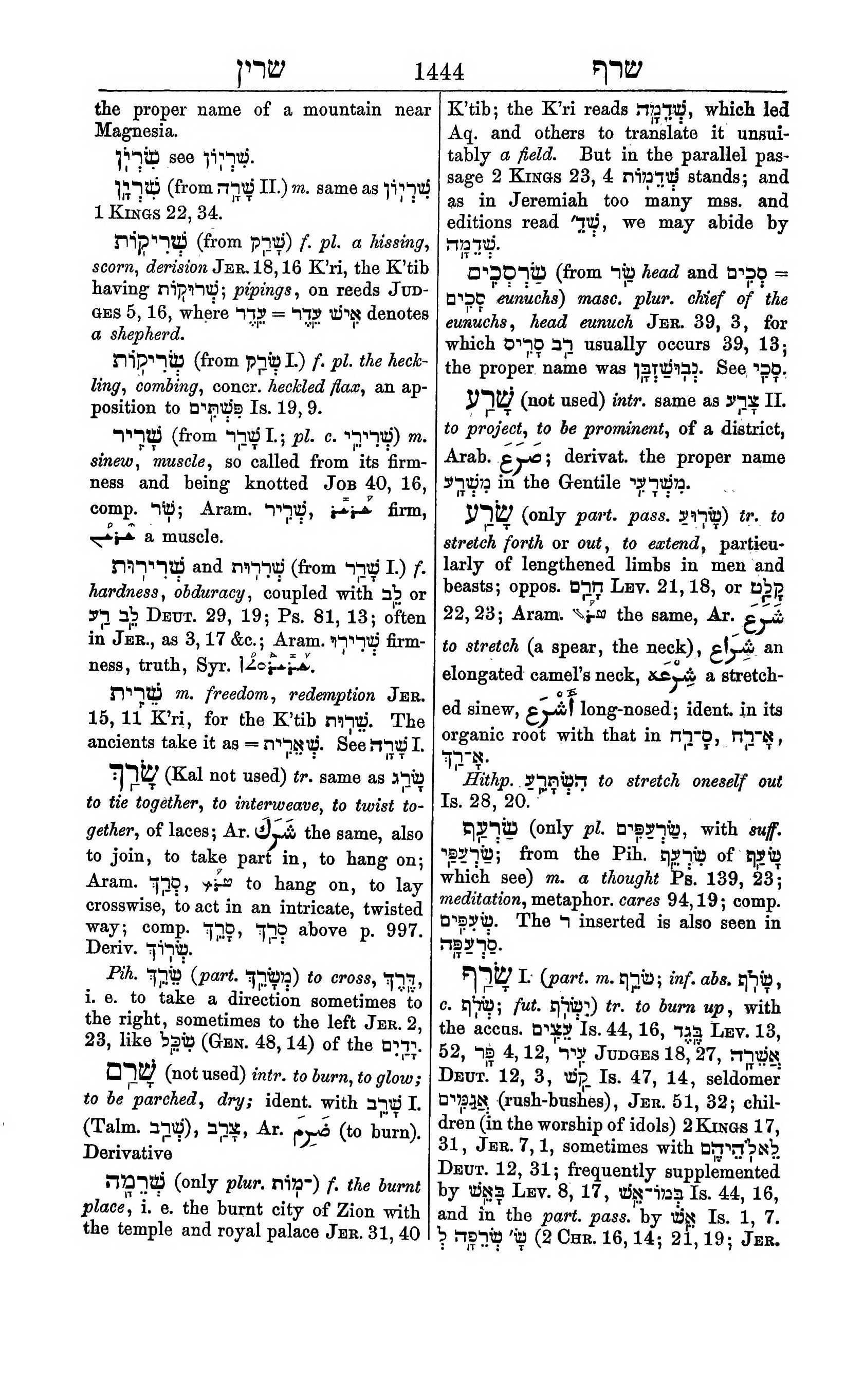 Fürst Lexicon Page 1484
