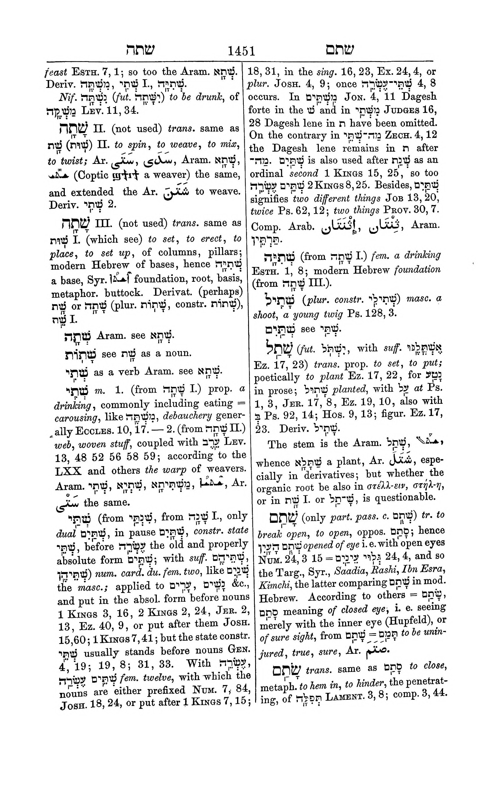 Fürst Lexicon Page 1491