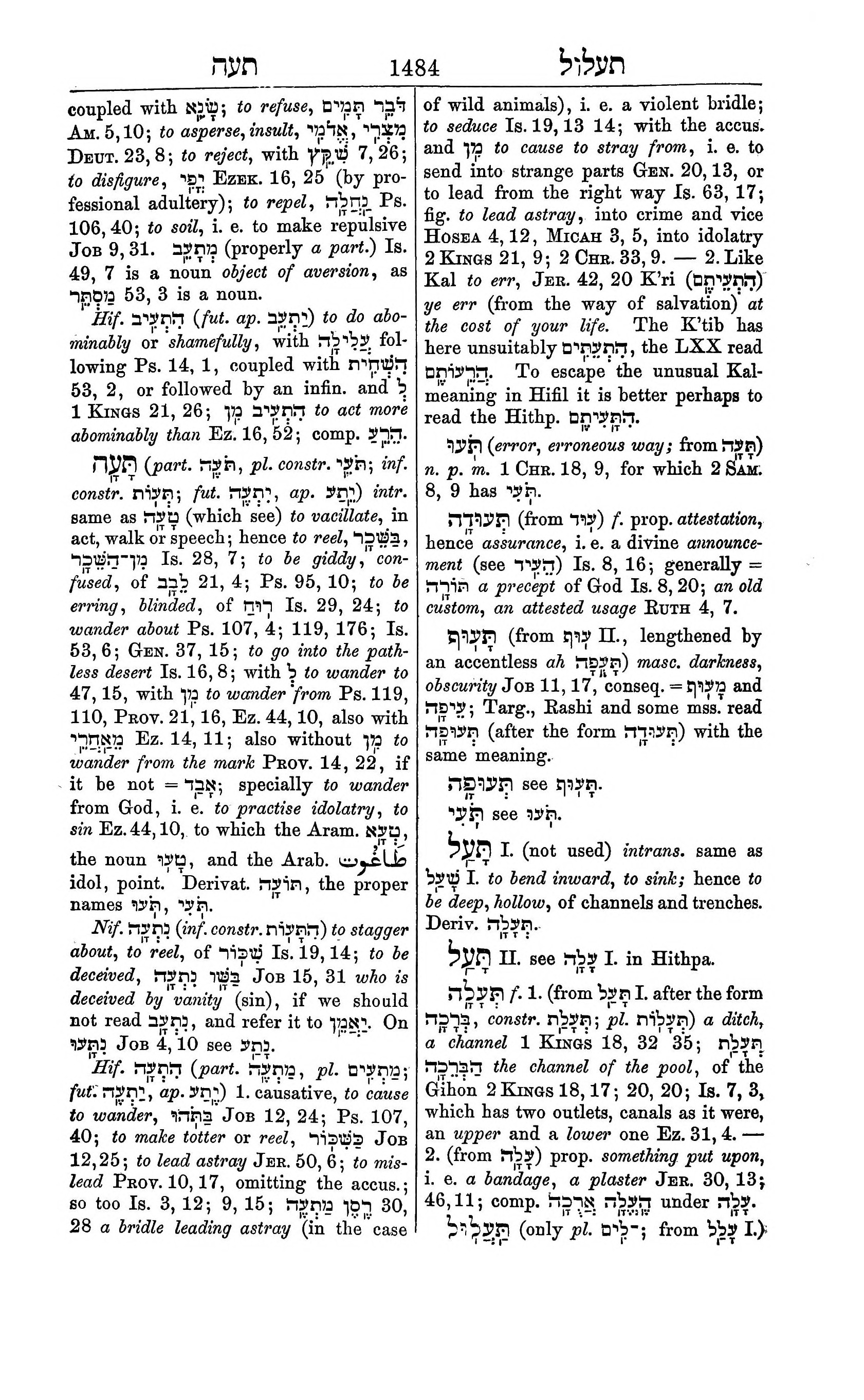 Fürst Lexicon Page 1524