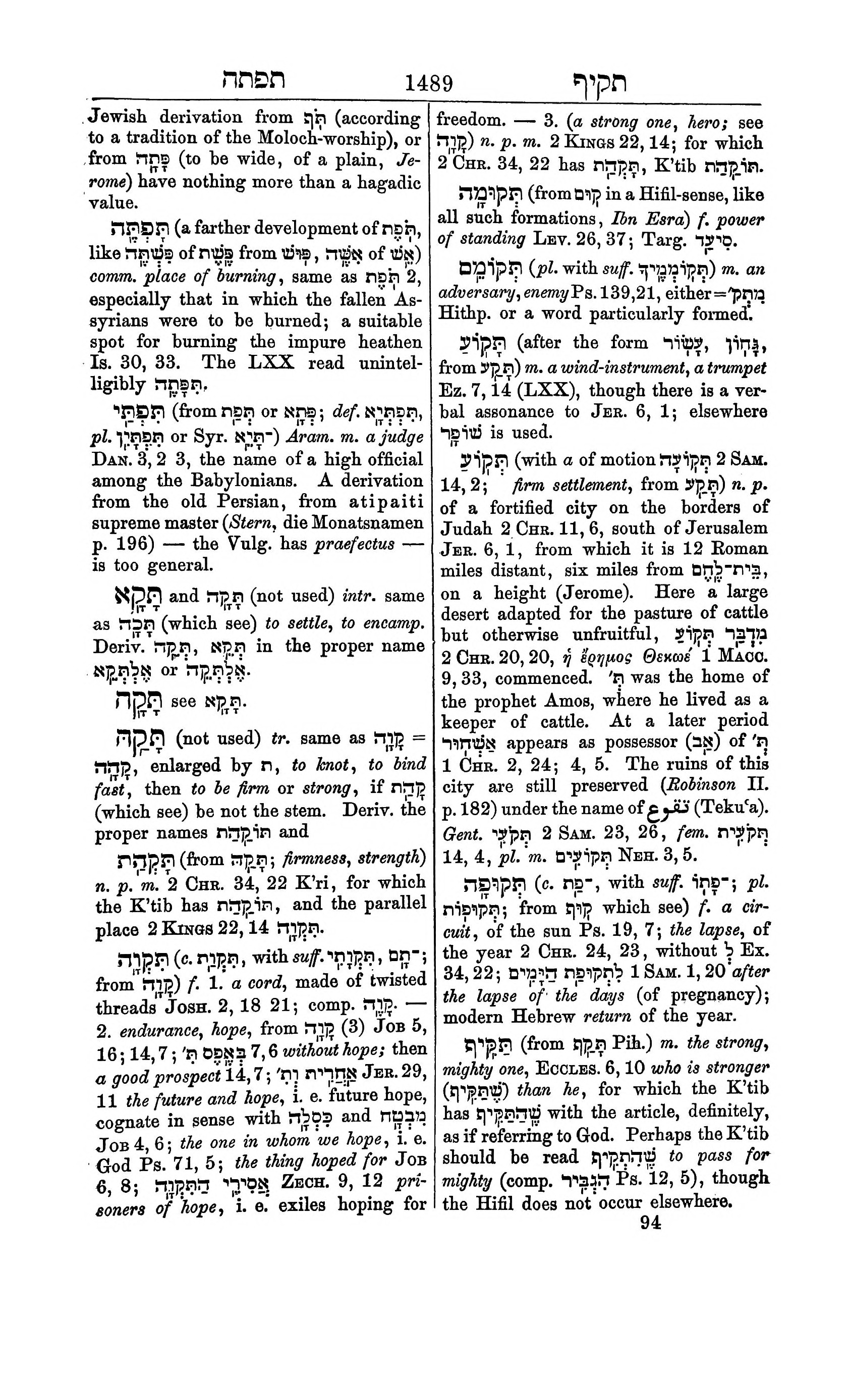 Fürst Lexicon Page 1529
