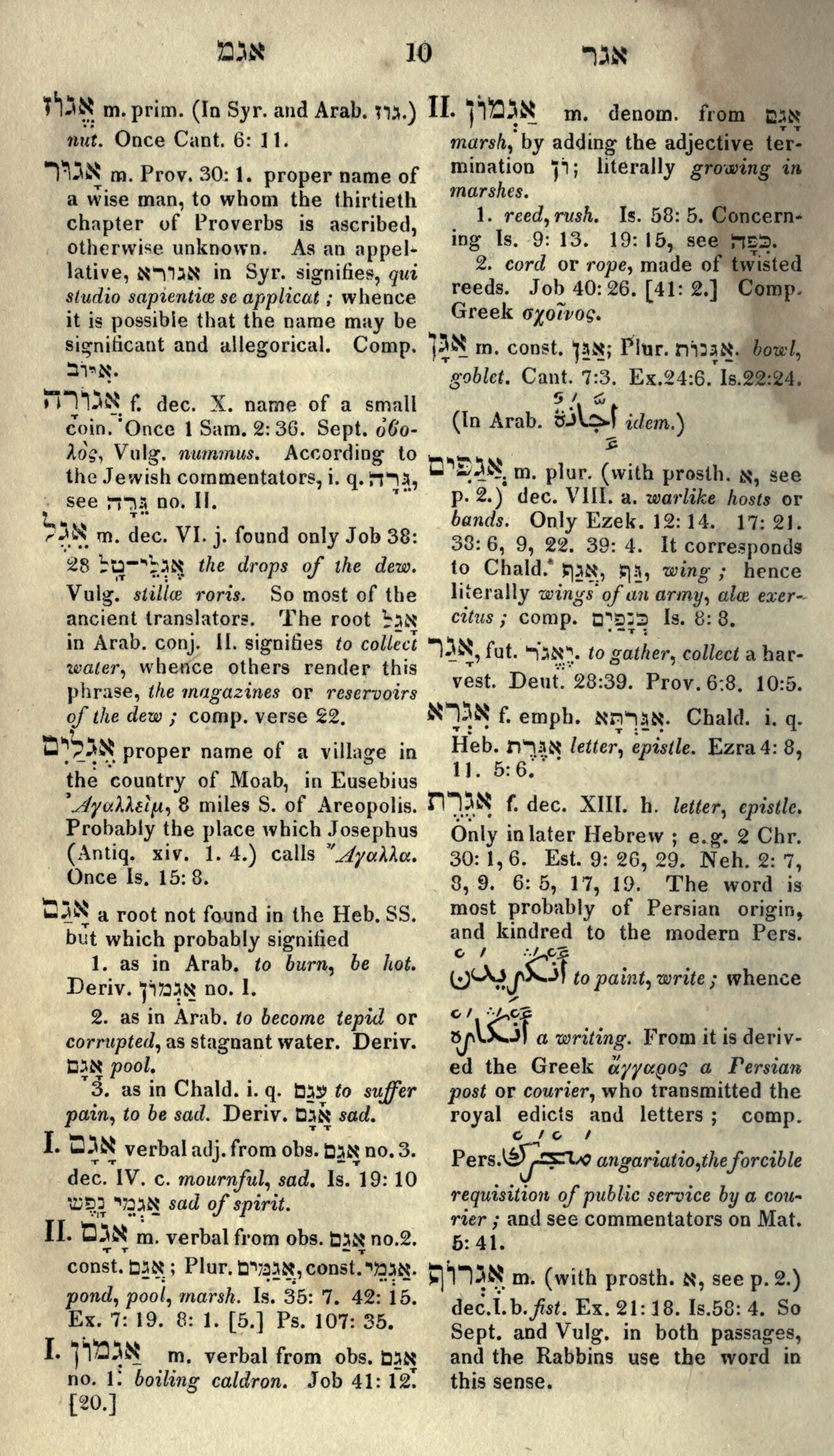 Gesenius Lexicon Page 24