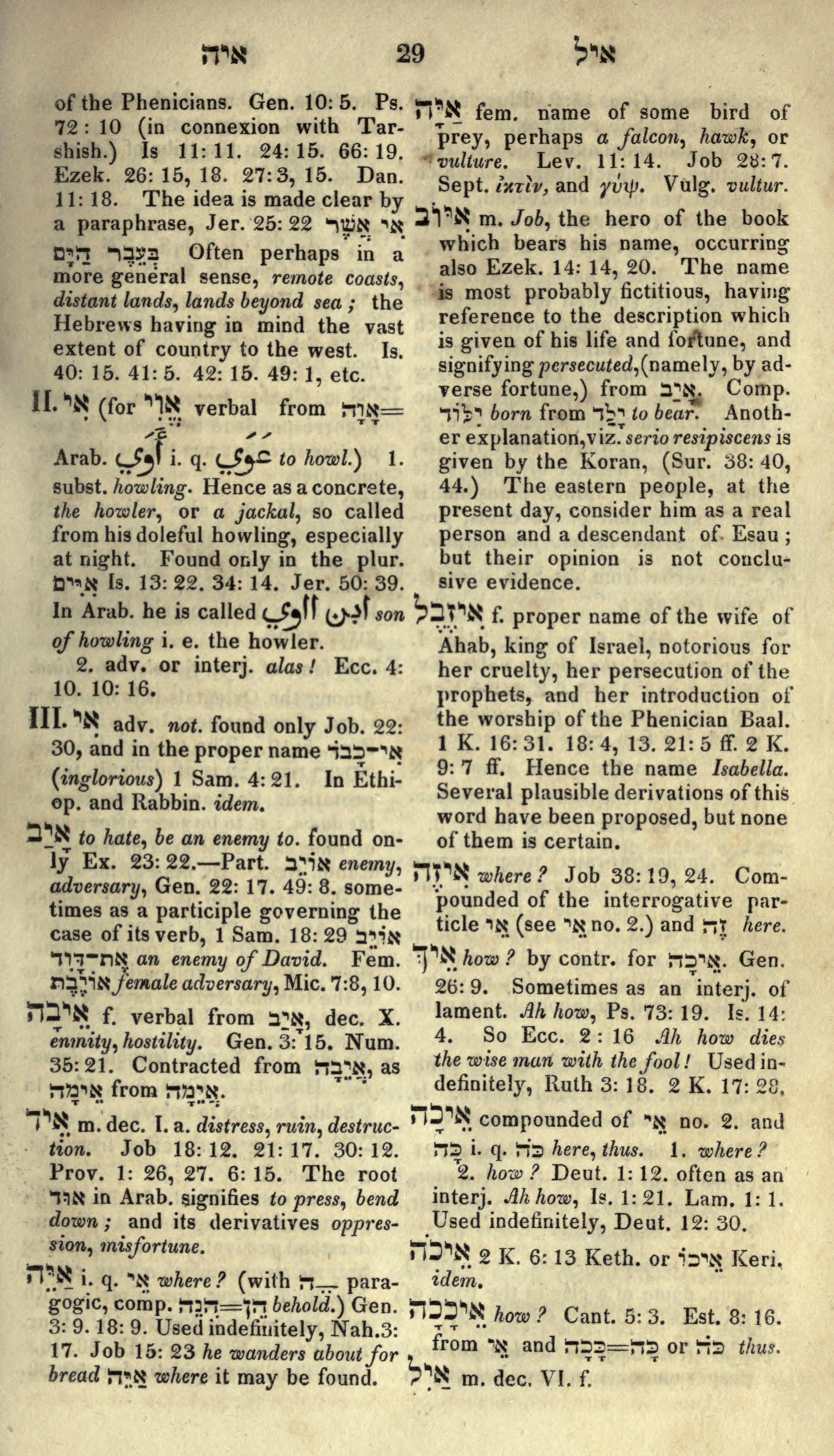 Gesenius Lexicon Page 43