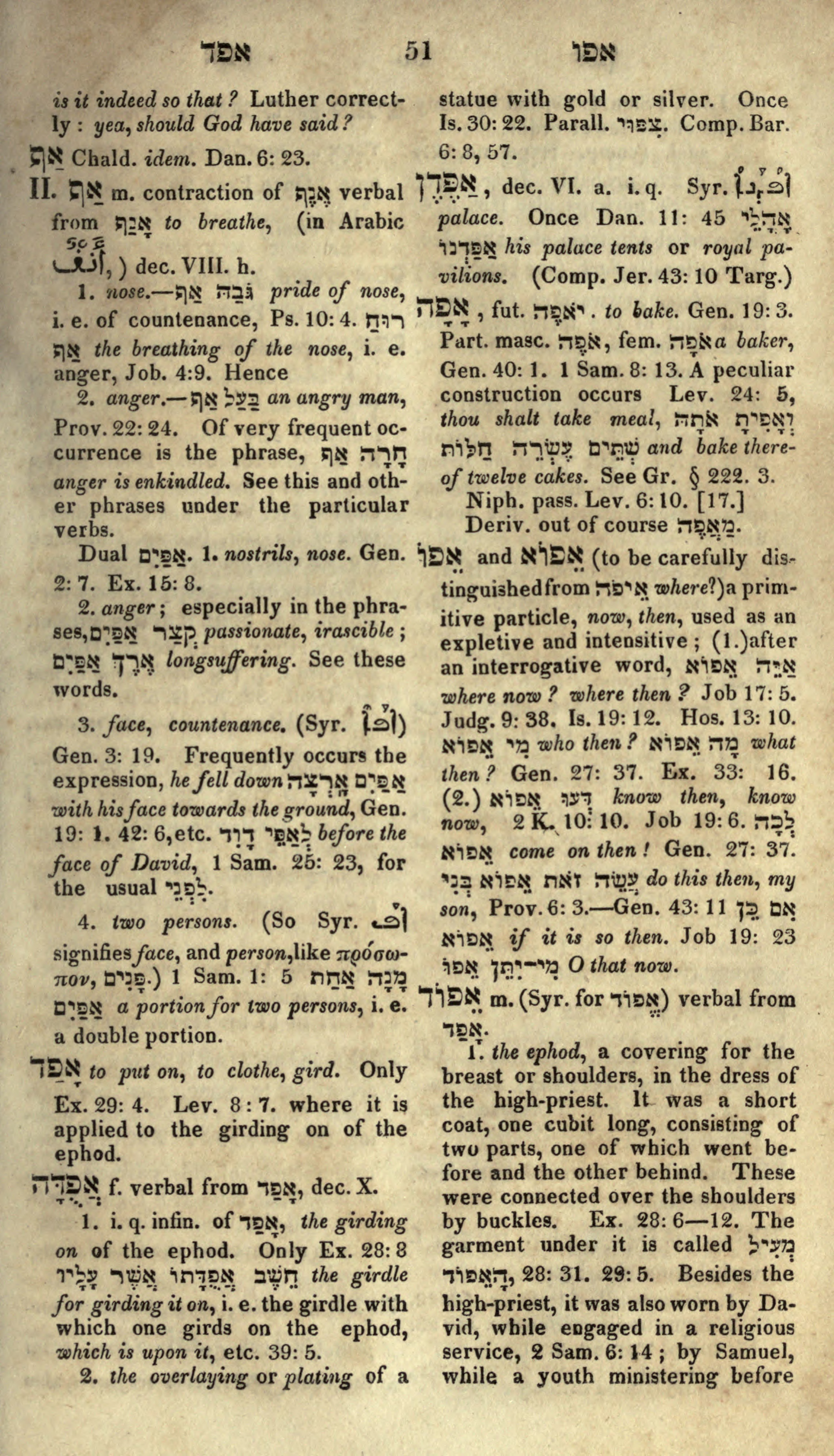 Gesenius Lexicon Page 65
