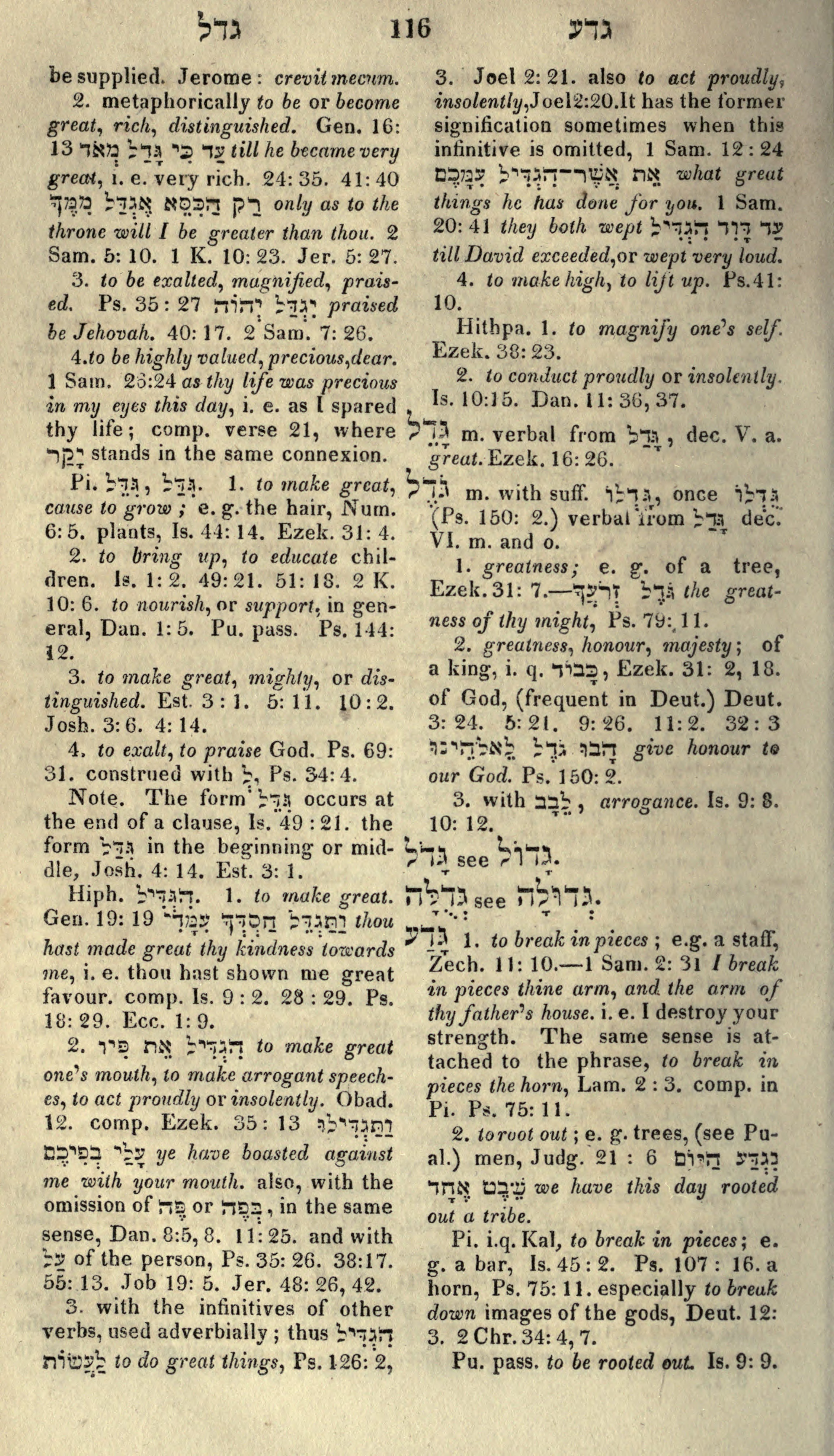 Gesenius Lexicon Page 130