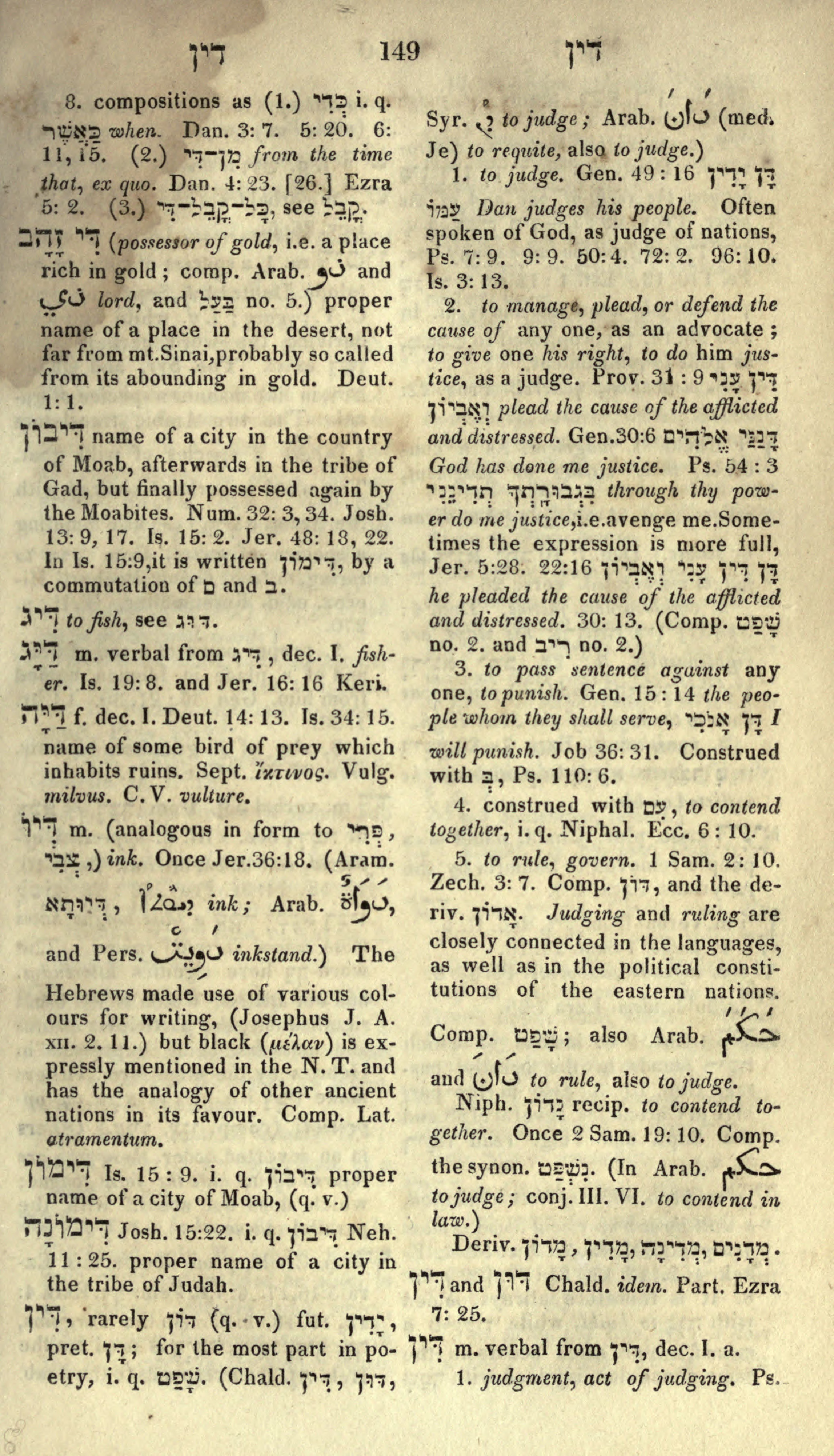 Gesenius Lexicon Page 163