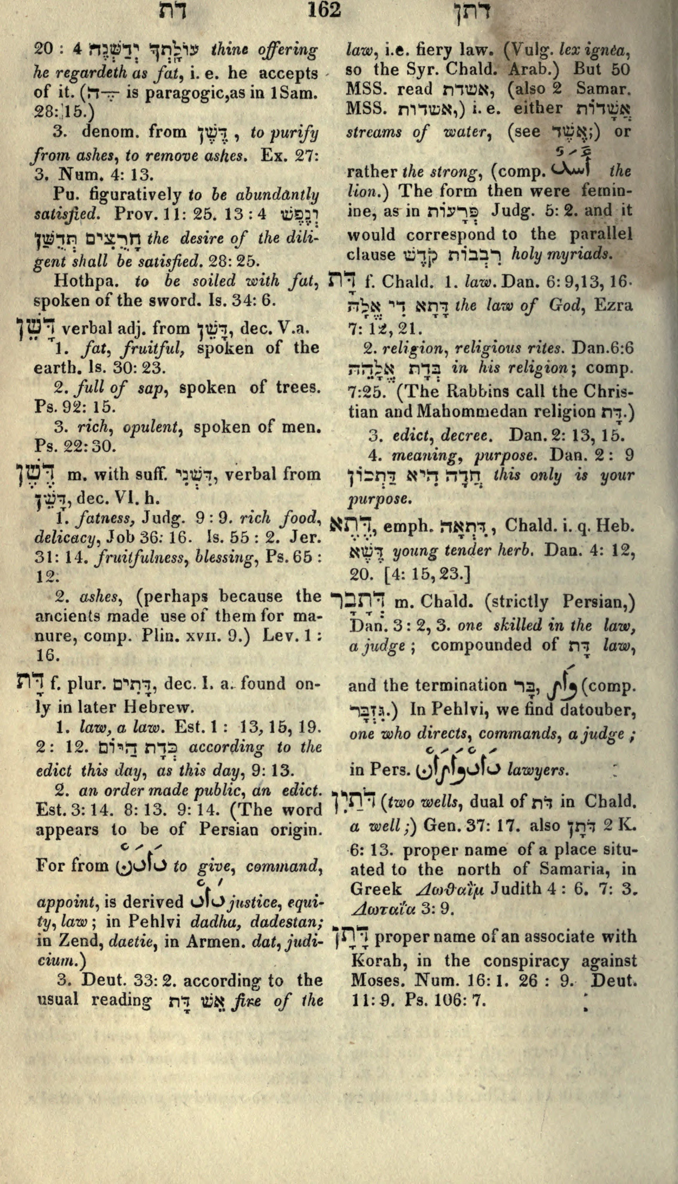 Gesenius Lexicon Page 176