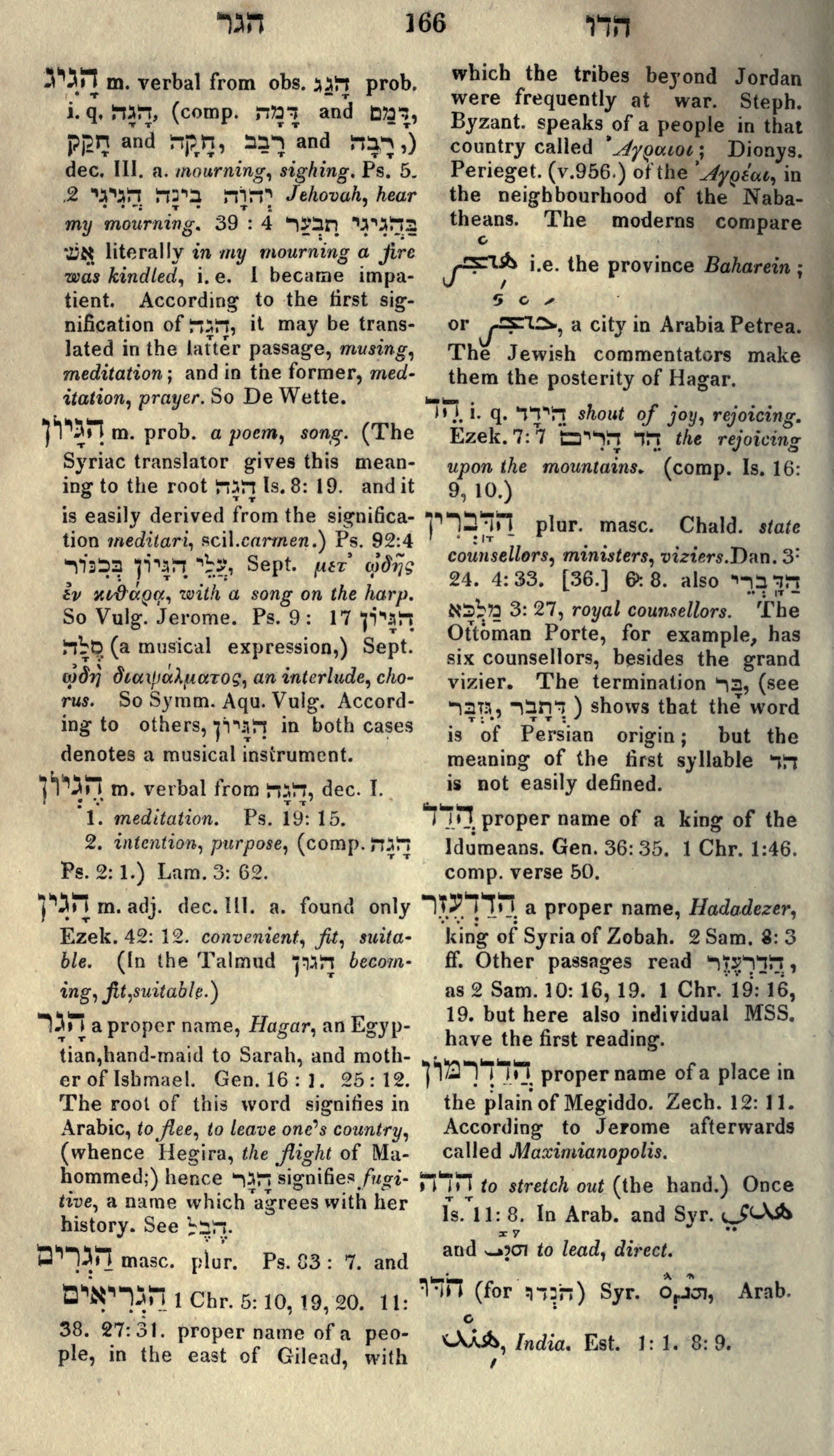 Gesenius Lexicon Page 180