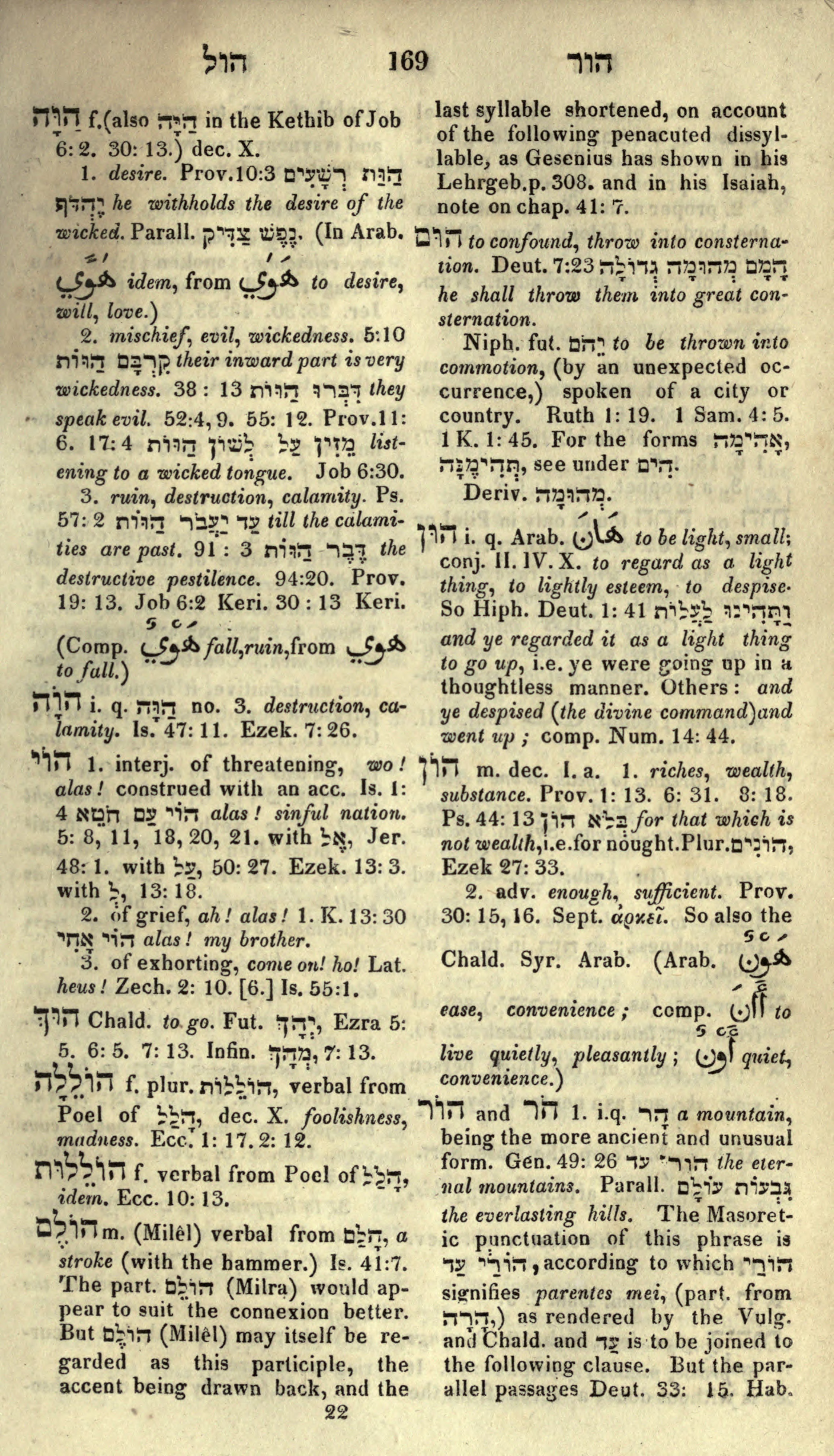 Gesenius Lexicon Page 183