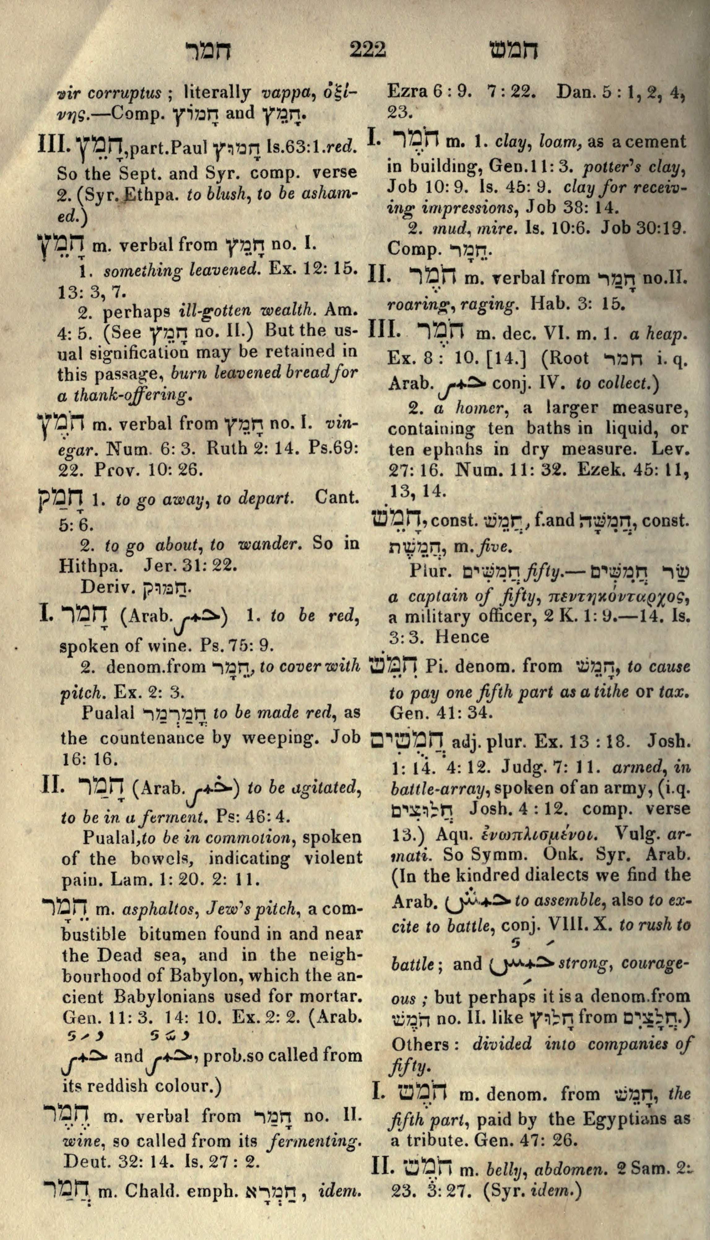 Gesenius Lexicon Page 236
