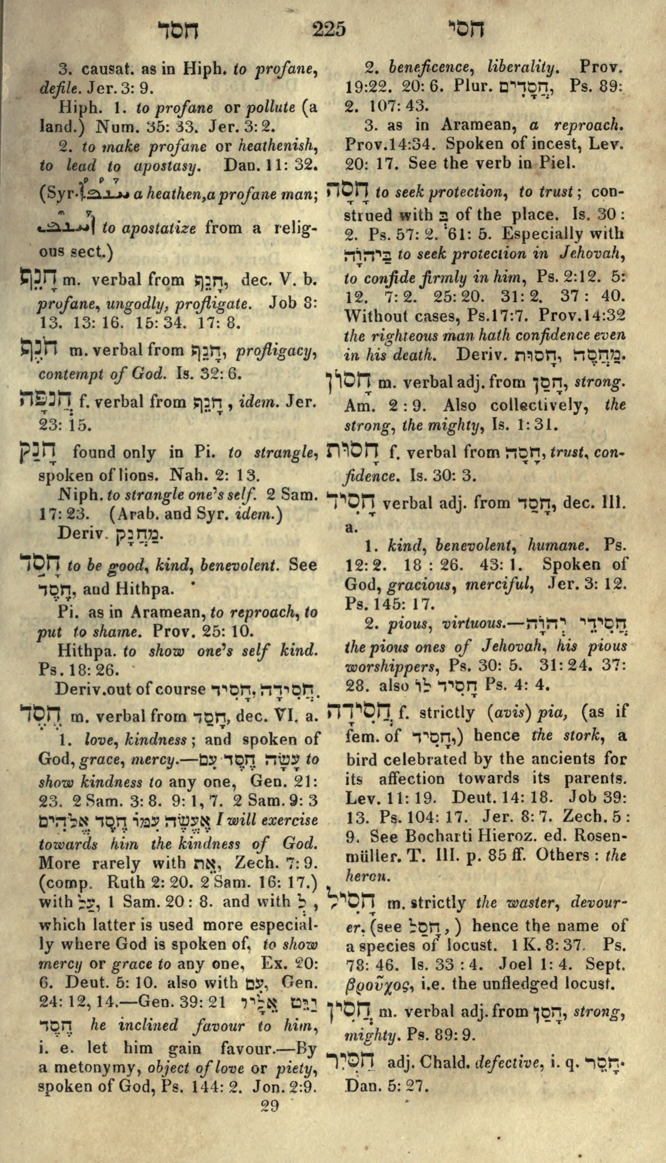 Gesenius Lexicon Page 239