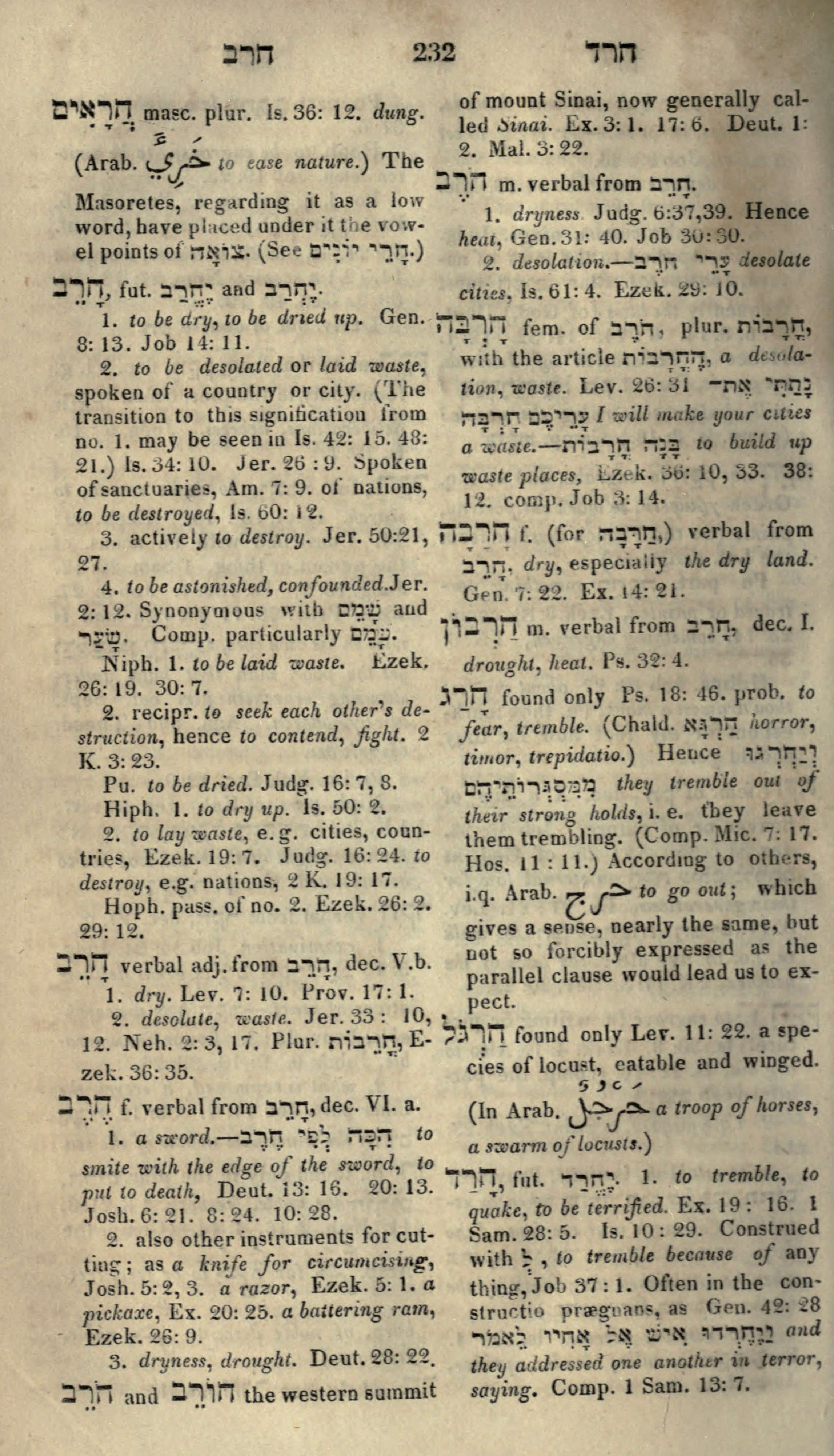 Gesenius Lexicon Page 246