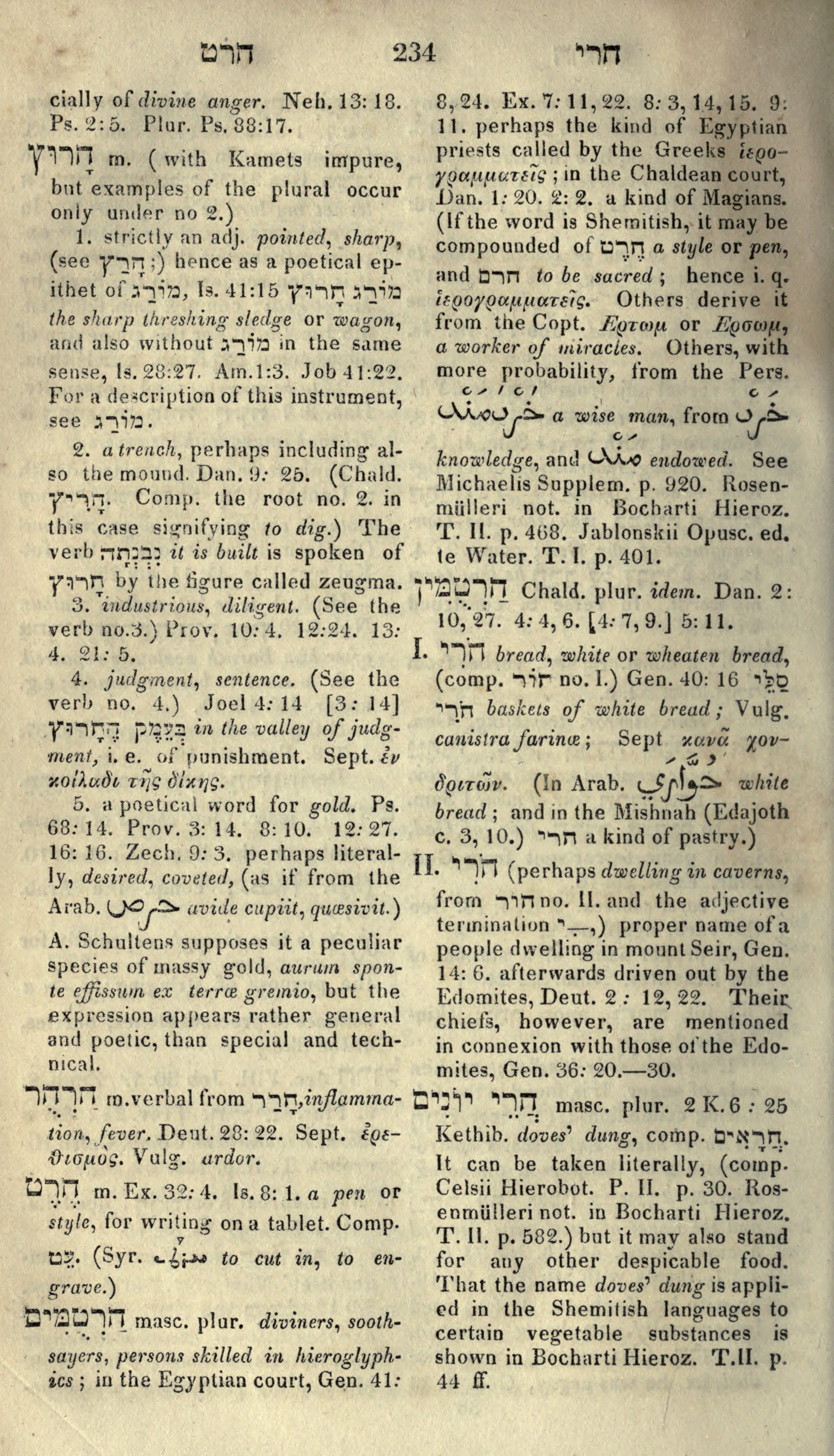 Gesenius Lexicon Page 248