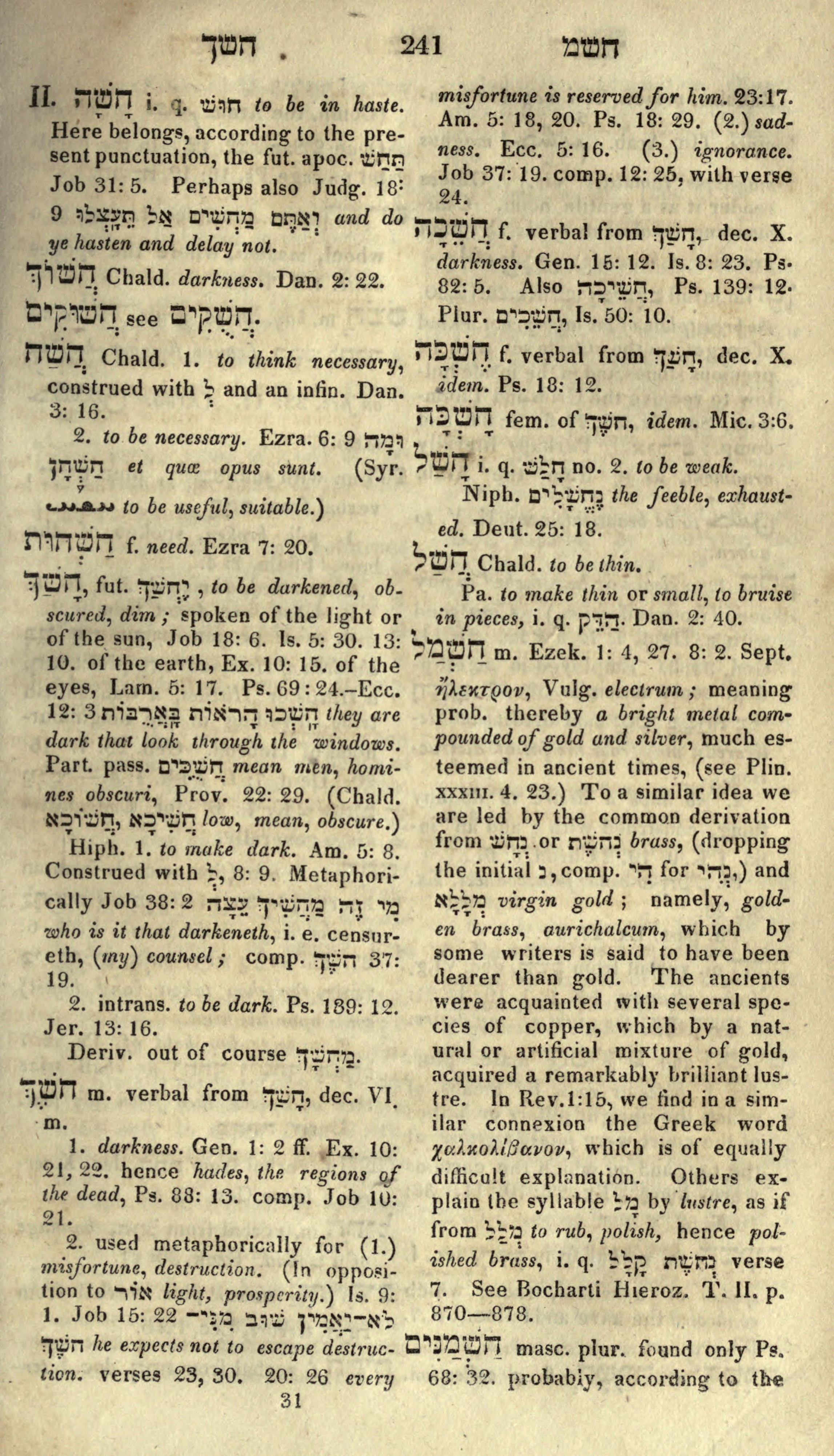 Gesenius Lexicon Page 255