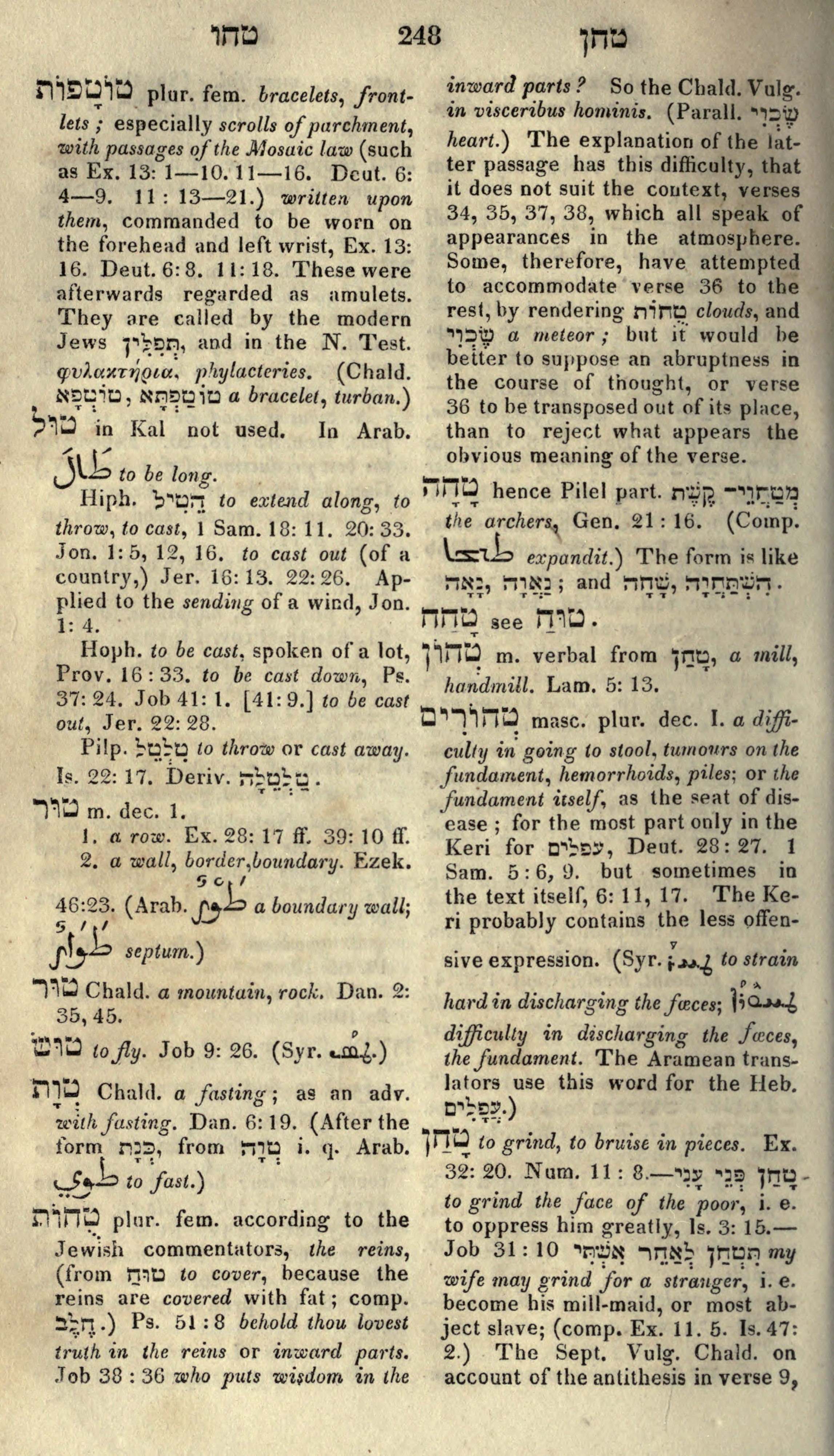 Gesenius Lexicon Page 262