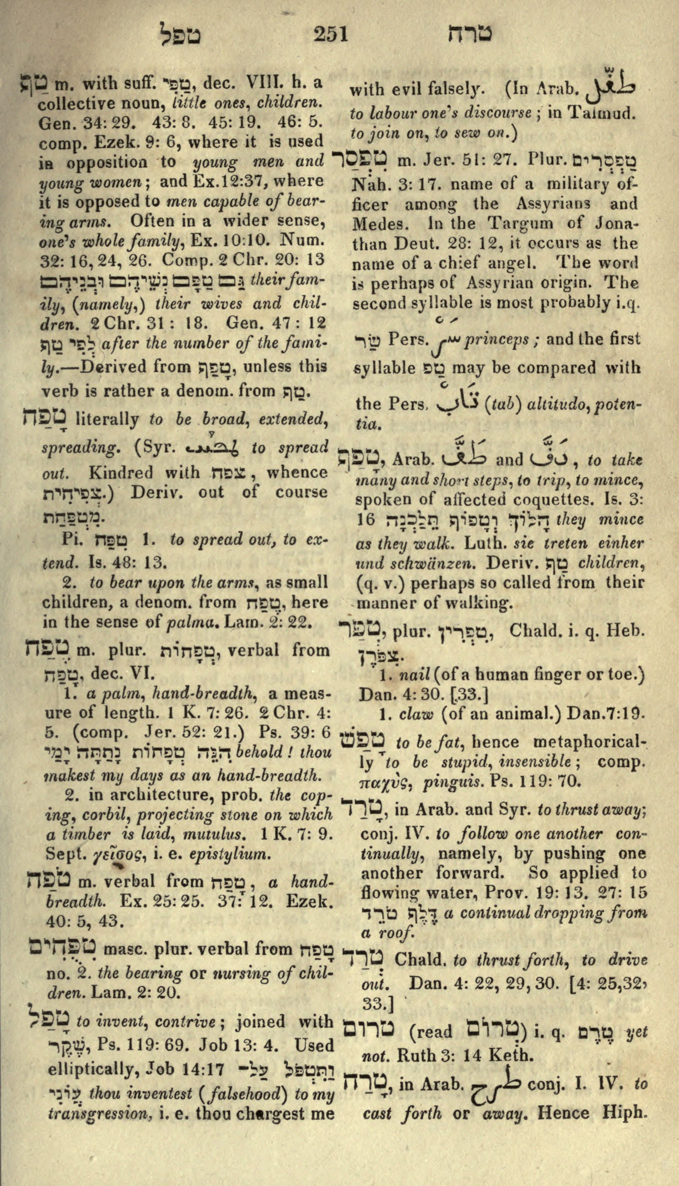 Gesenius Lexicon Page 265