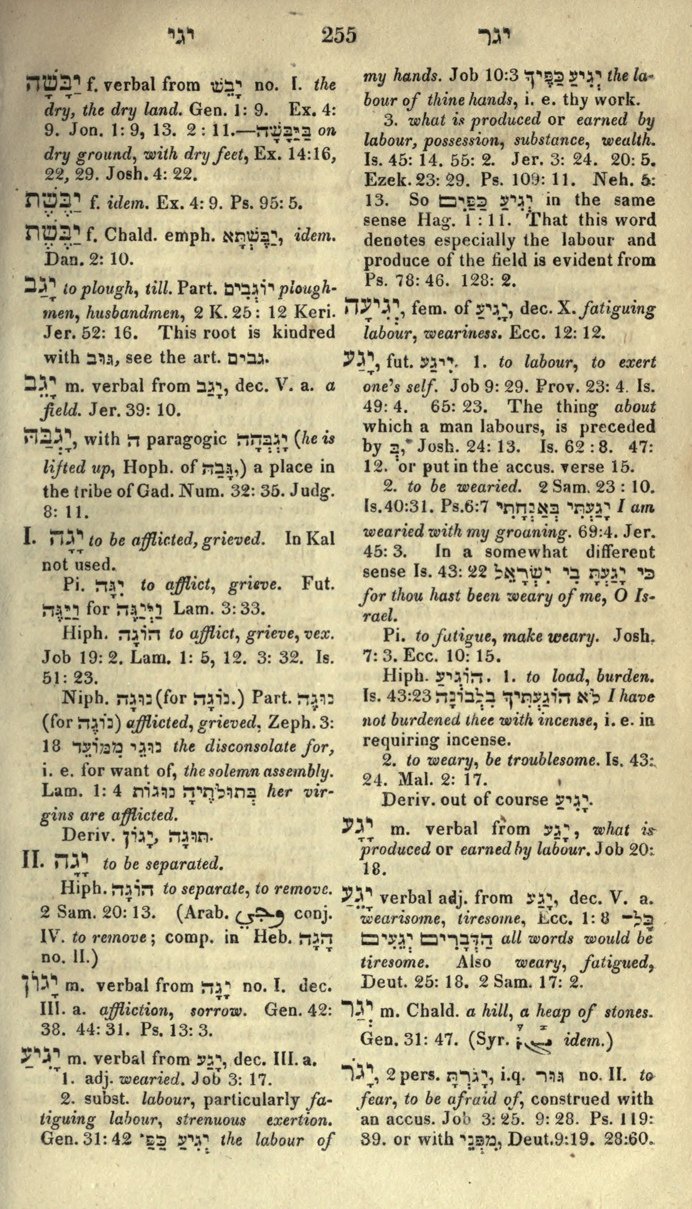 Gesenius Lexicon Page 269