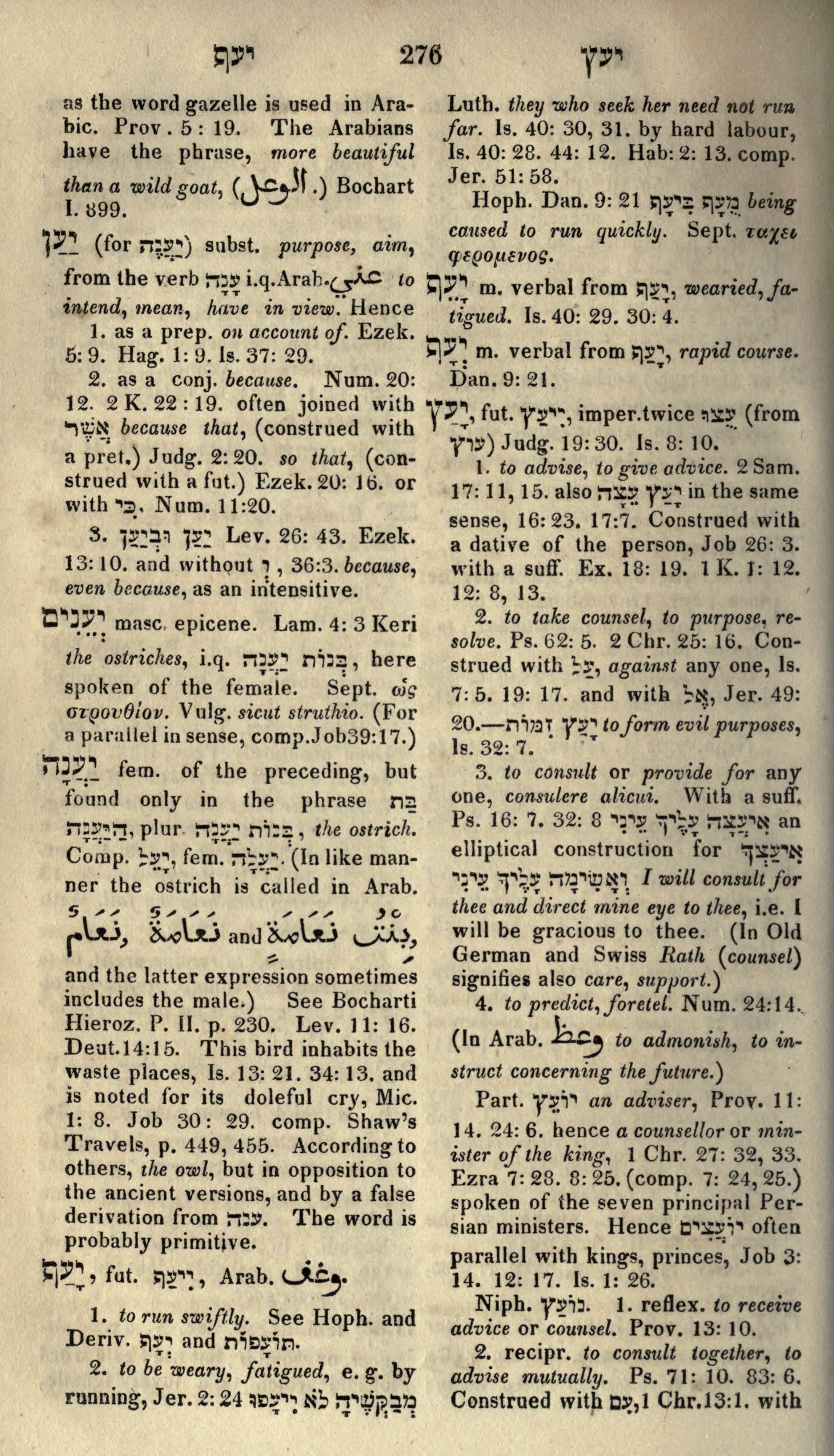 Gesenius Lexicon Page 290