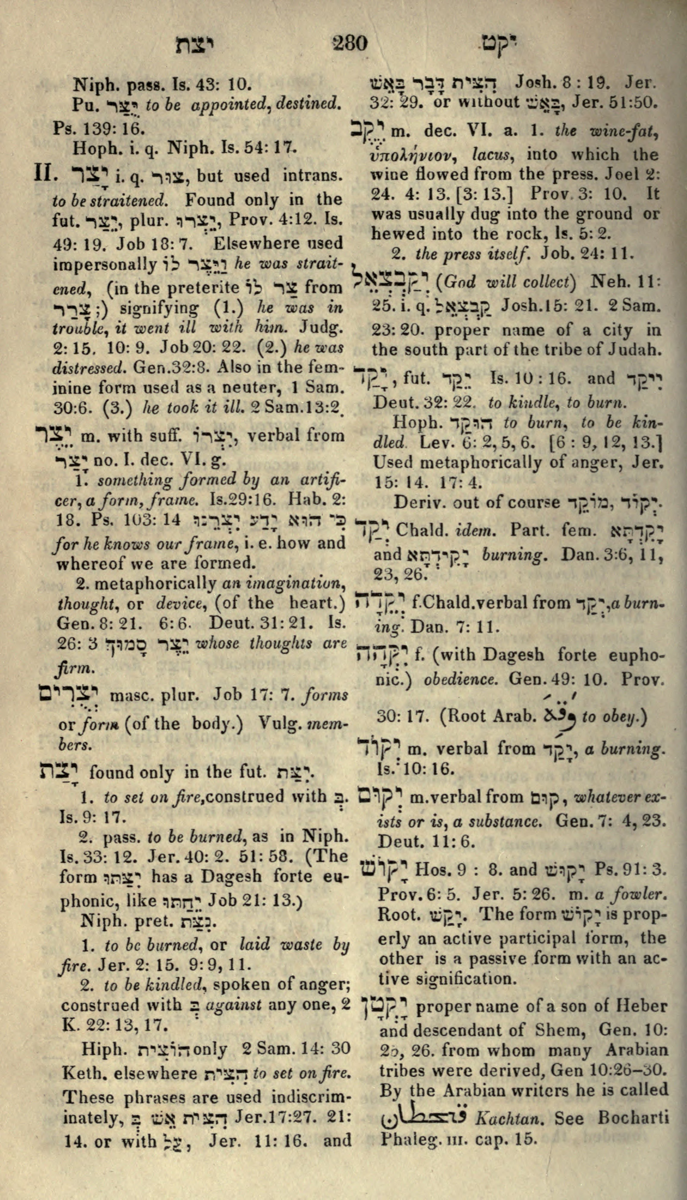 Gesenius Lexicon Page 294