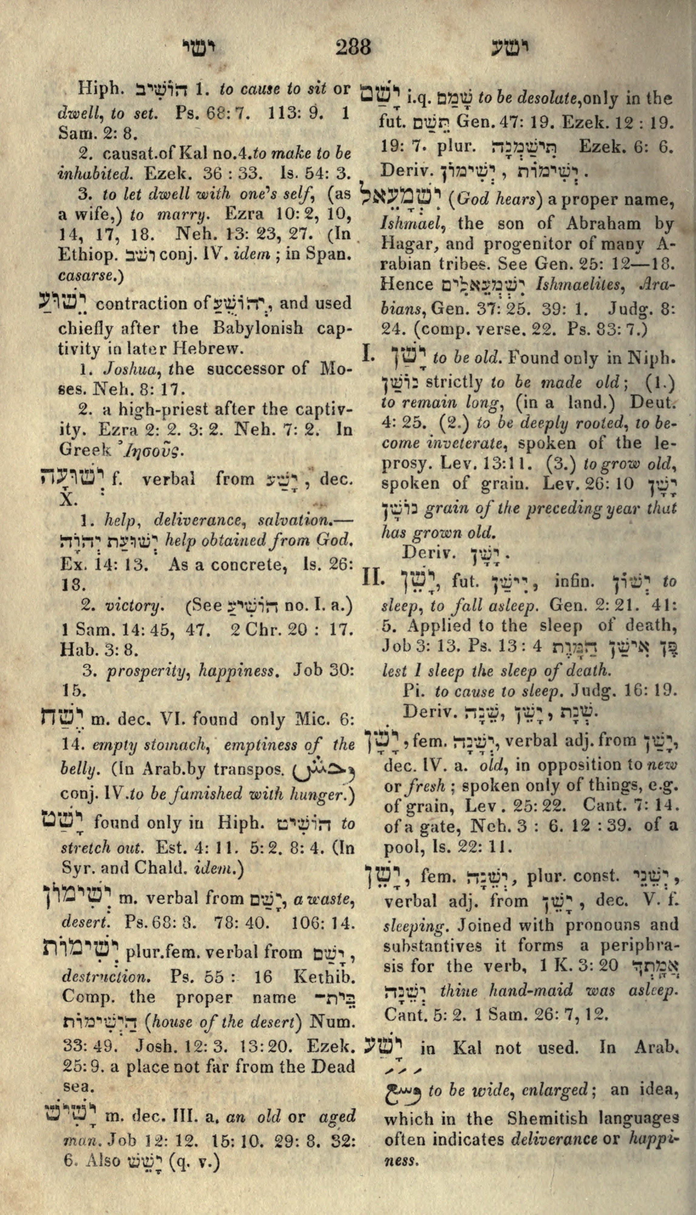 Gesenius Lexicon Page 302