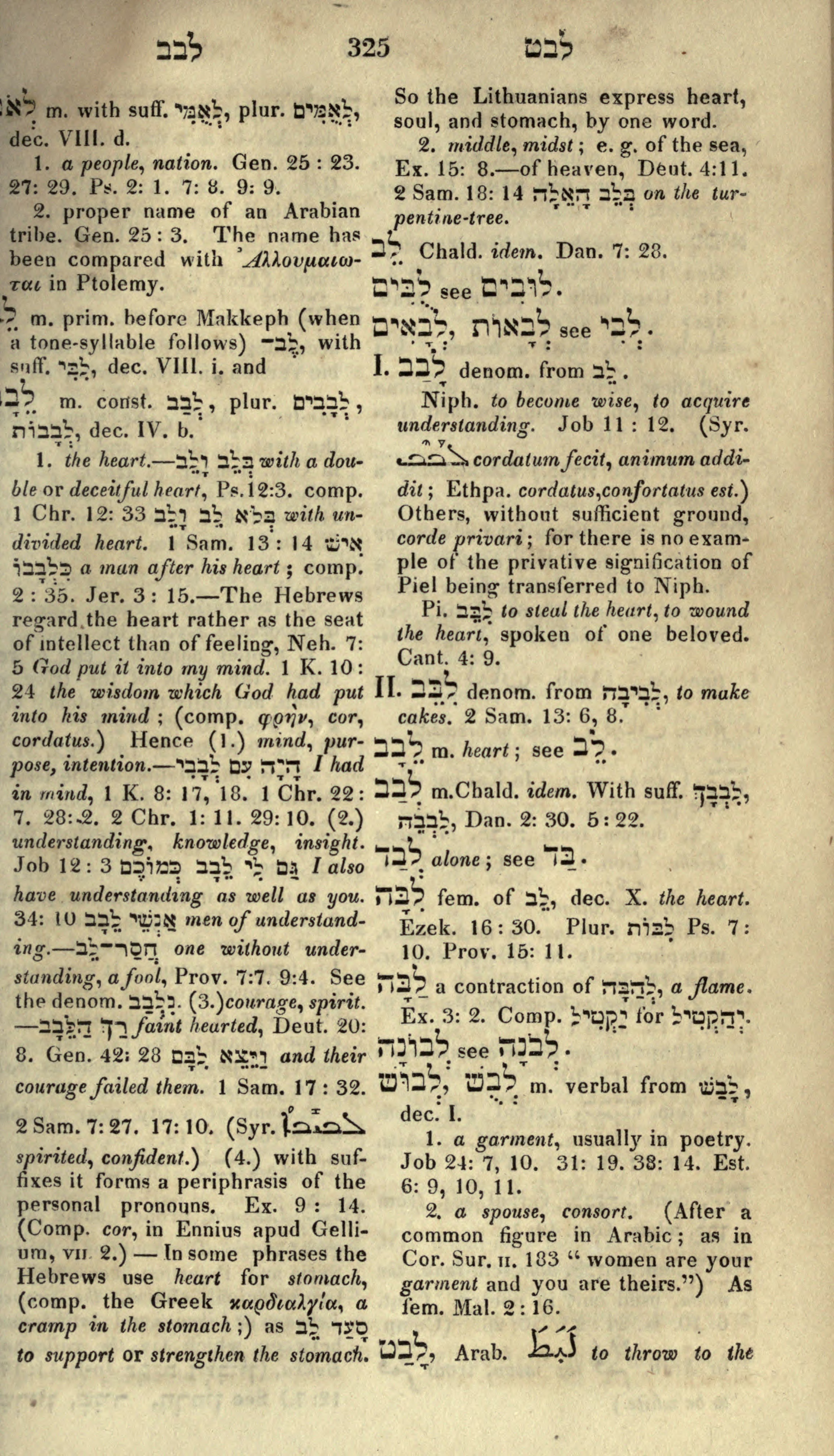 Gesenius Lexicon Page 339