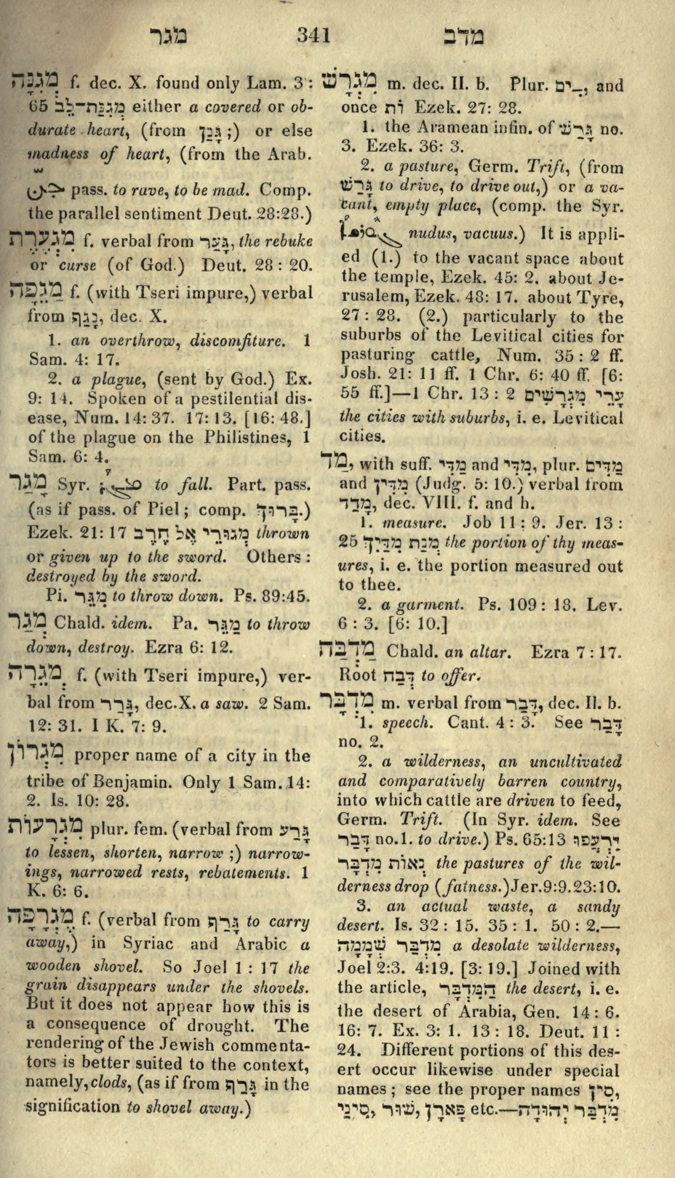 Gesenius Lexicon Page 355