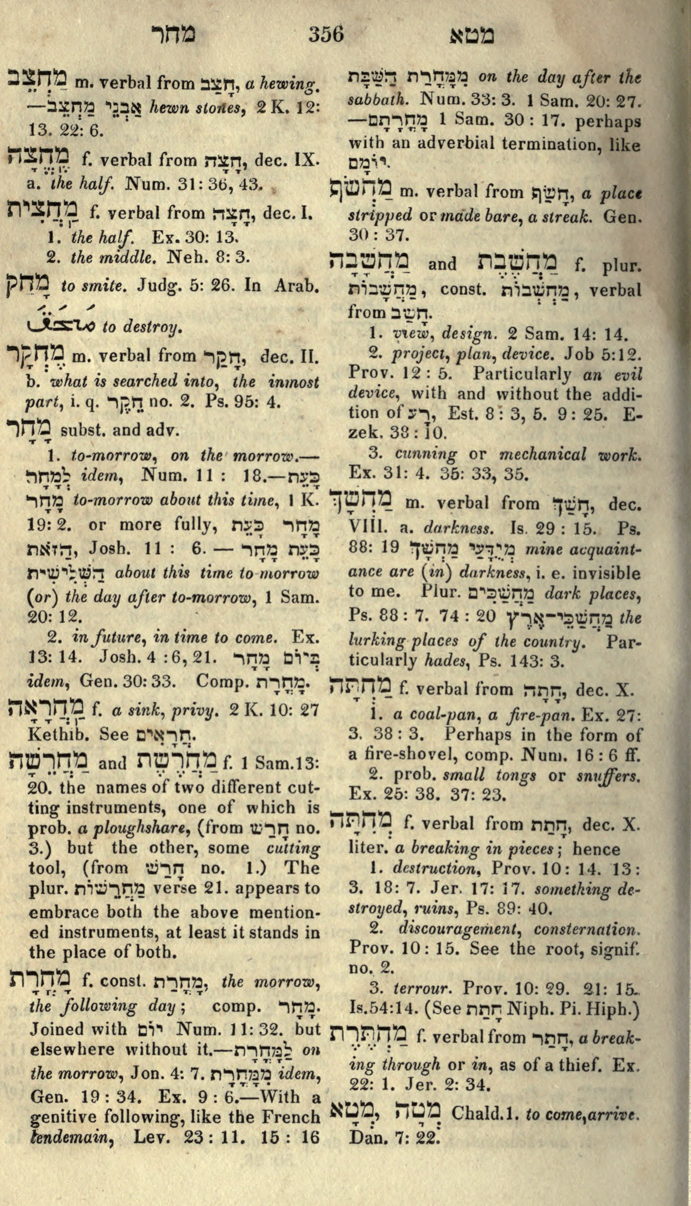 Gesenius Lexicon Page 370