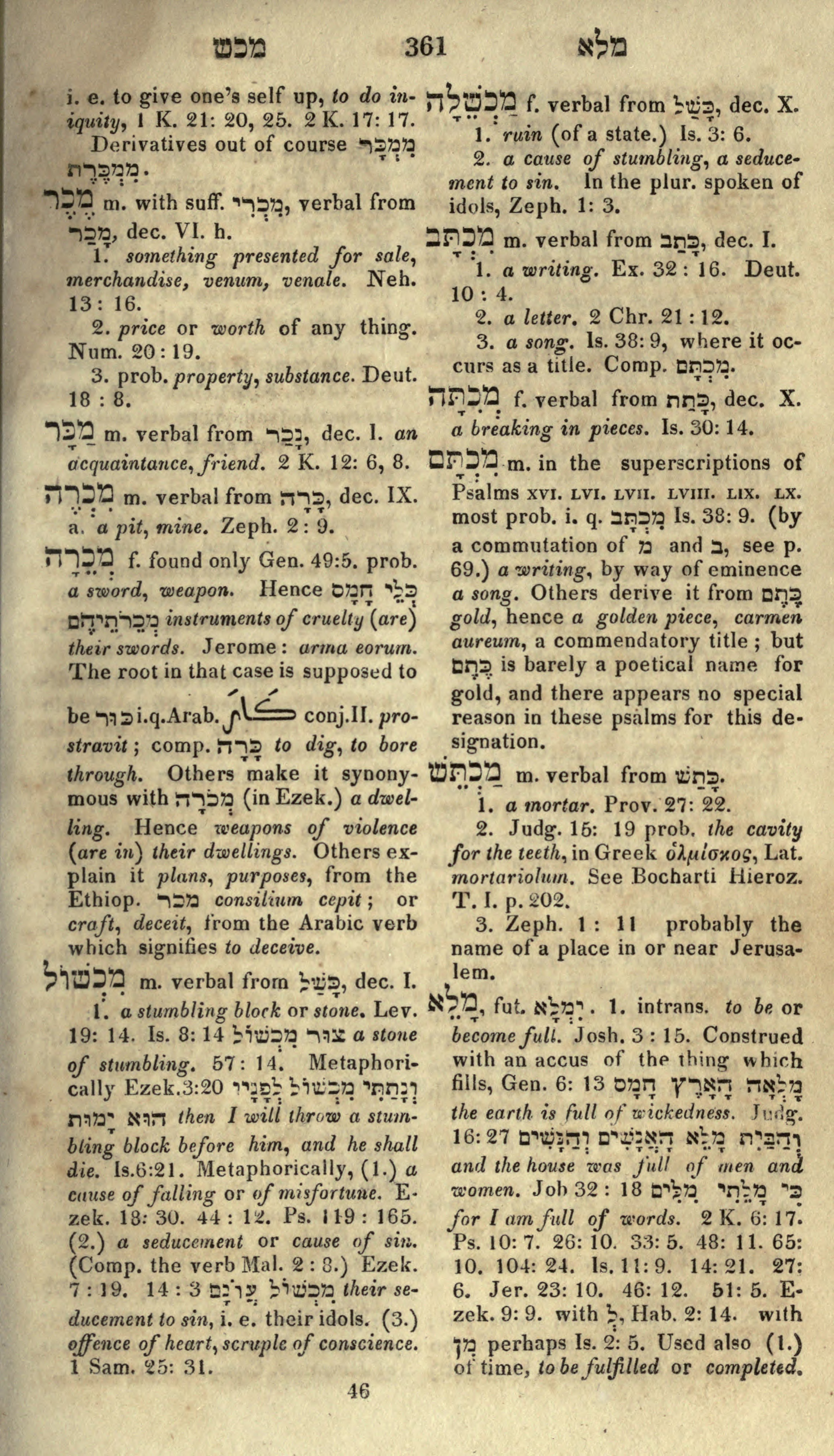 Gesenius Lexicon Page 375
